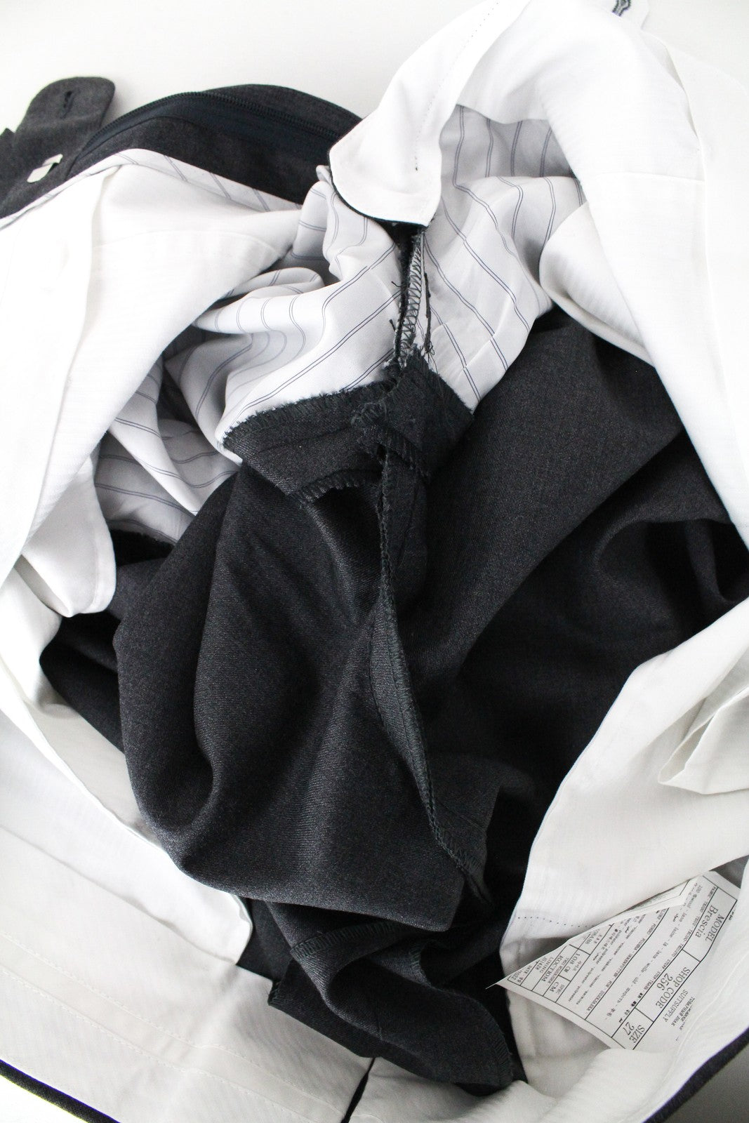 SUITSUPPLY La Spalla UK44S Men's Wool Grey Suit 2 Piece Single-Breasted