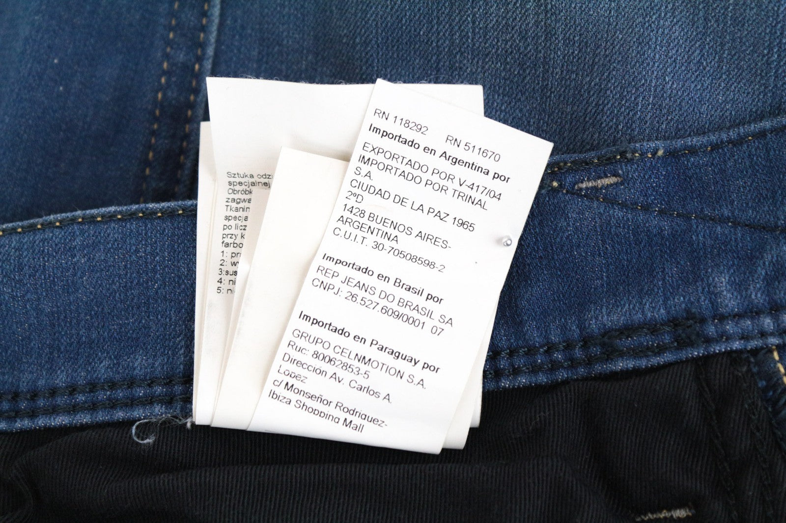 REPLAY Anbass Men's W32/L36 Slim Stretch Cotton Blend Blue Jeans