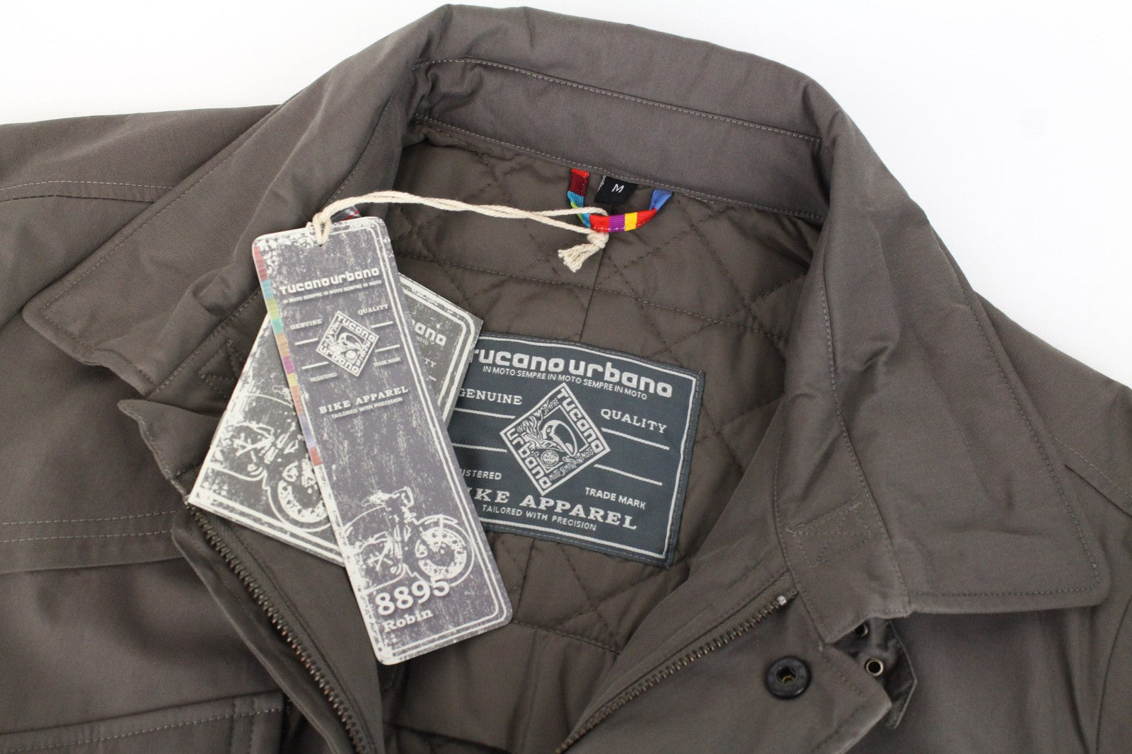 TUCANO URBANO Robin Men's M Brown Cotton Blend Jacket with Armour