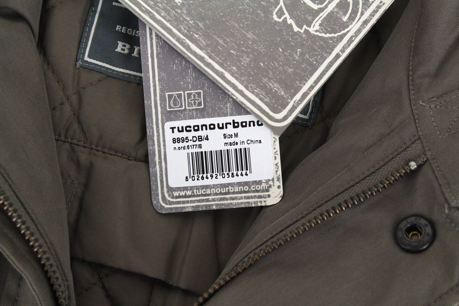 TUCANO URBANO Robin Men's M Brown Cotton Blend Jacket with Armour