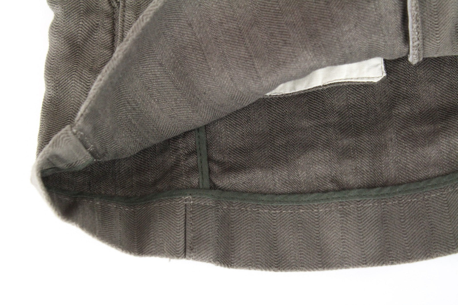 RICHMOND Men's Jacket 48 Brown Linen Cotton Light Single-Breasted Zip