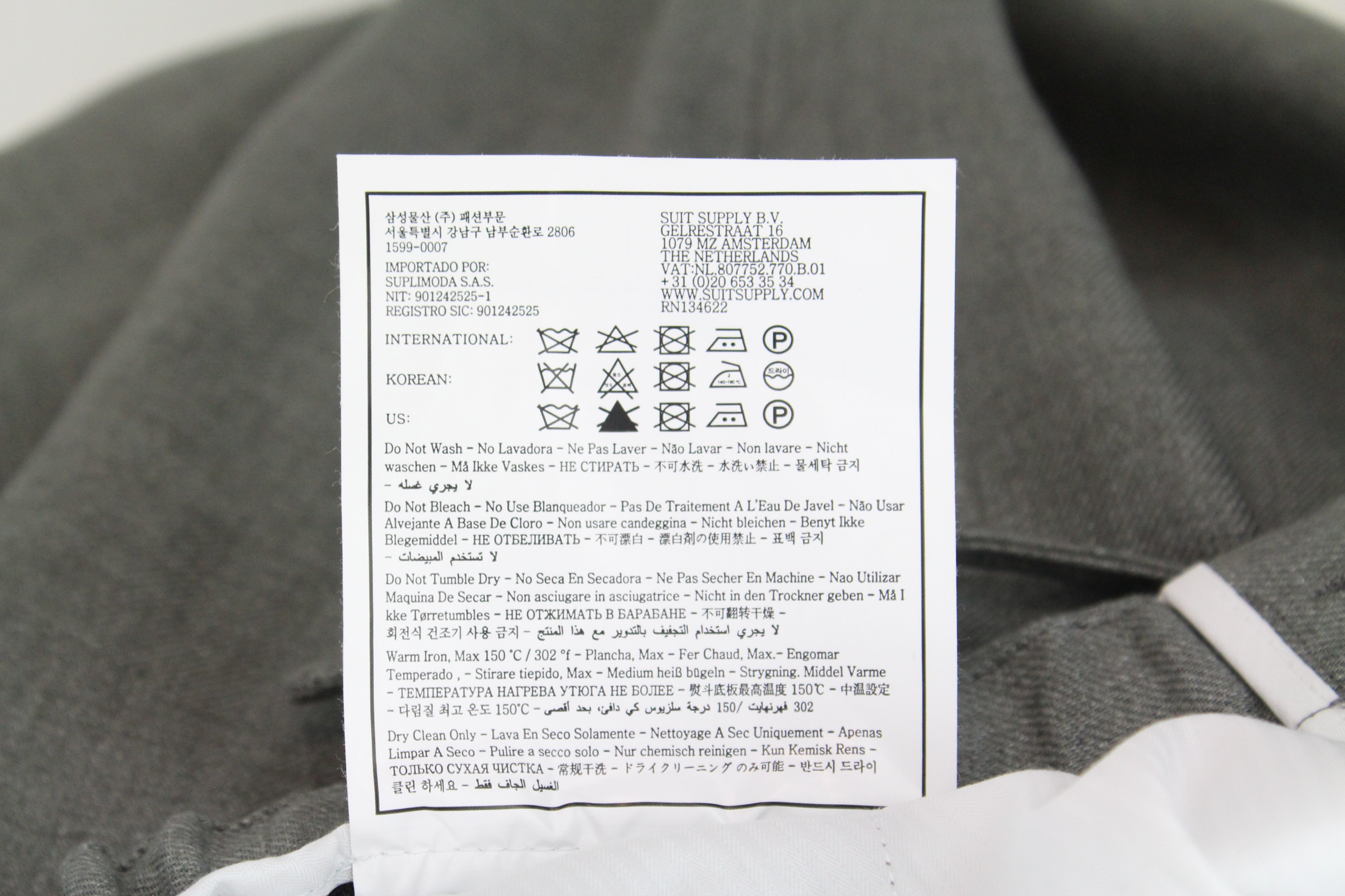 SUITSUPPLY Walter Men's UK36R Lightweight Green Linen 2-Piece Suit