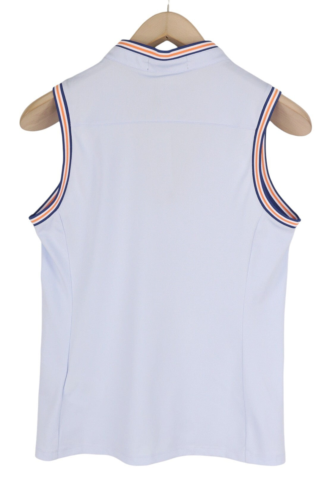 RLX RALPH LAUREN Golf Women T-Shirt XS Blue Sleeveless V-Neck Tailored RRP€125