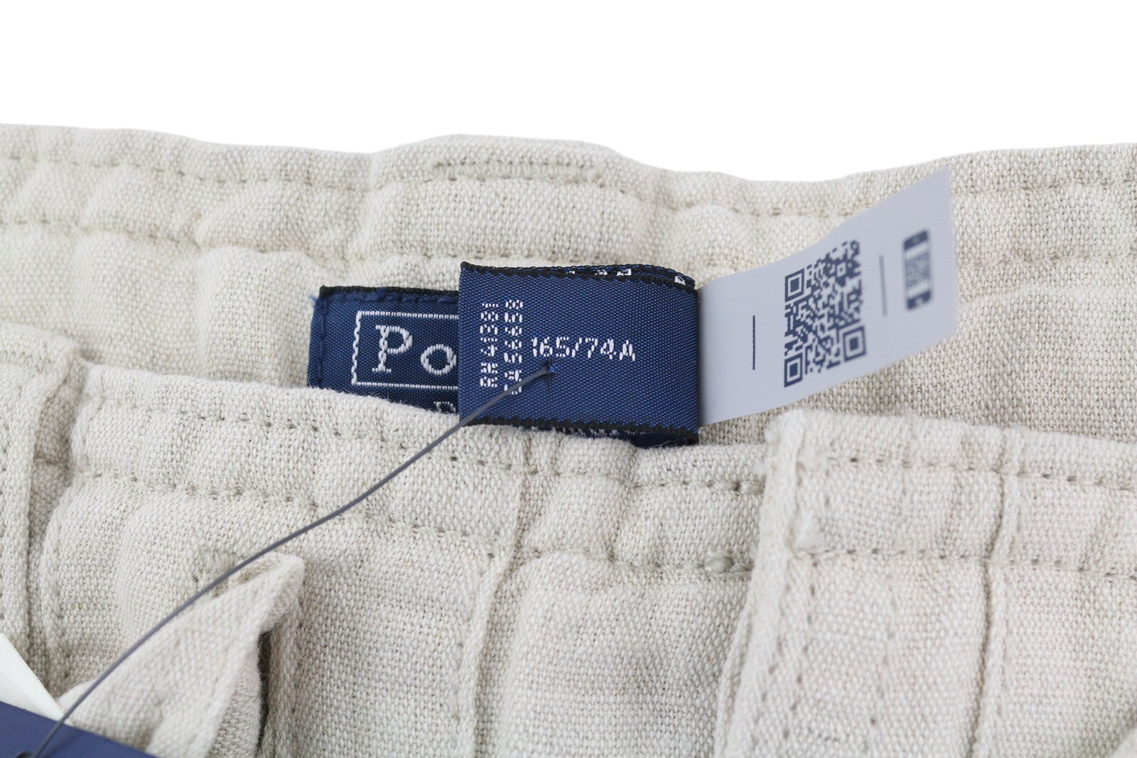 RALPH LAUREN Women Trousers W28 Linen Blend Canvas Cargo Tapered RRP€349