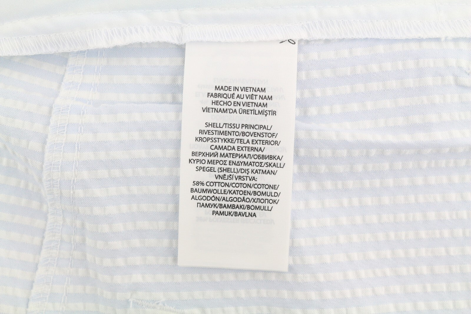 RLX RALPH LAUREN Golf Women Trousers W28 Blue Striped Slim Seersucker RRP€209