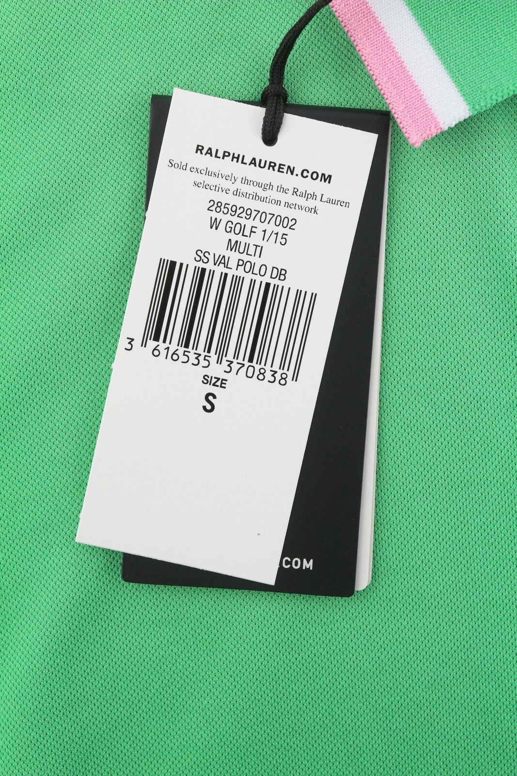 RLX RALPH LAUREN Golf Women T-Shirt S Green Short Sleeve Polo Wicking RRP€140