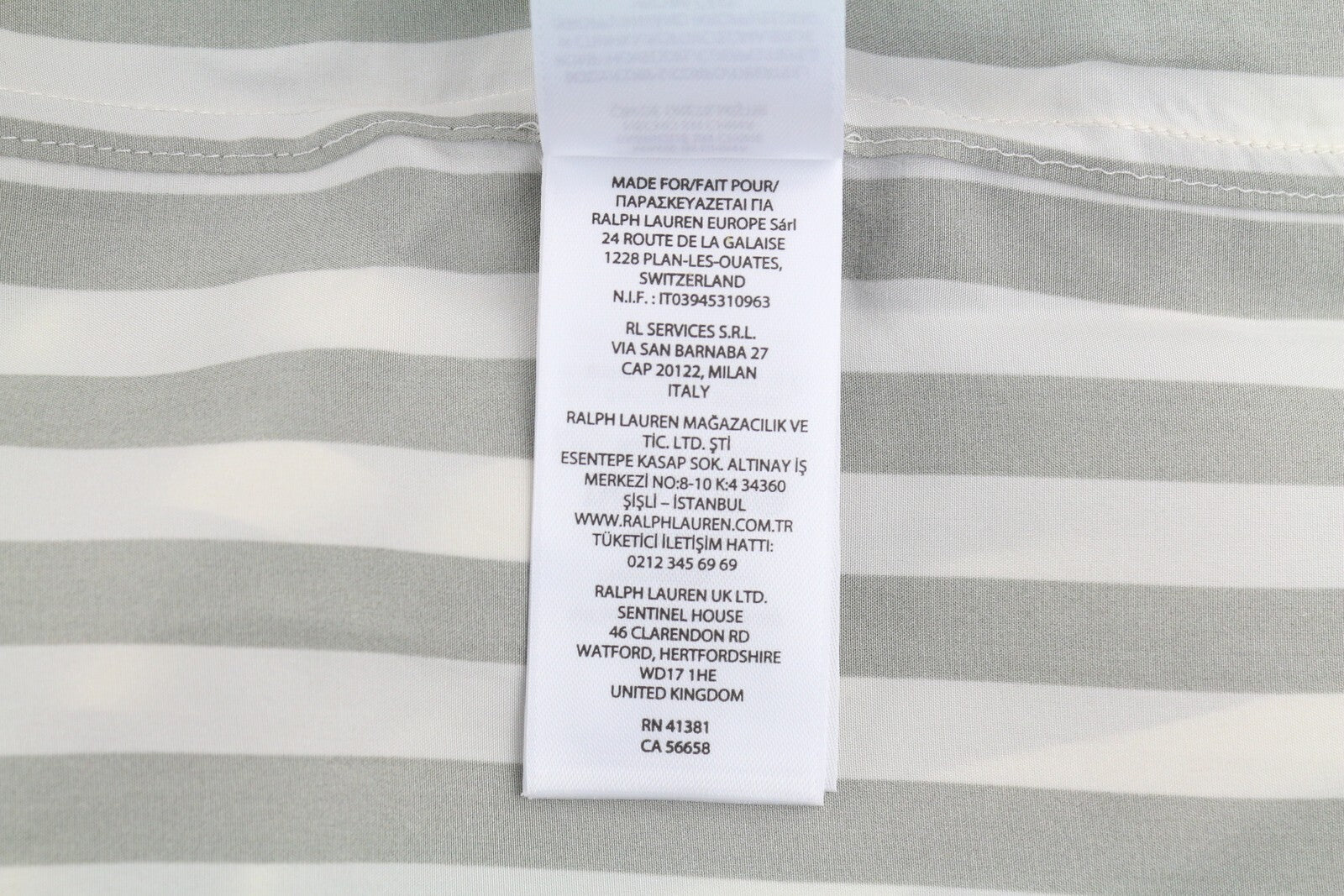 RALPH LAUREN Women Shirt M Mulberry Silk Pinstriped Button Cutaway RRP$391