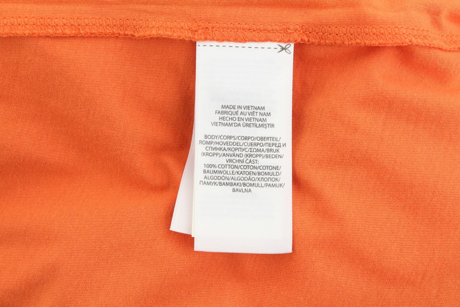 RALPH LAUREN Women T-Shirt M Orange Short Sleeve Crew Neck Tricot Stretch