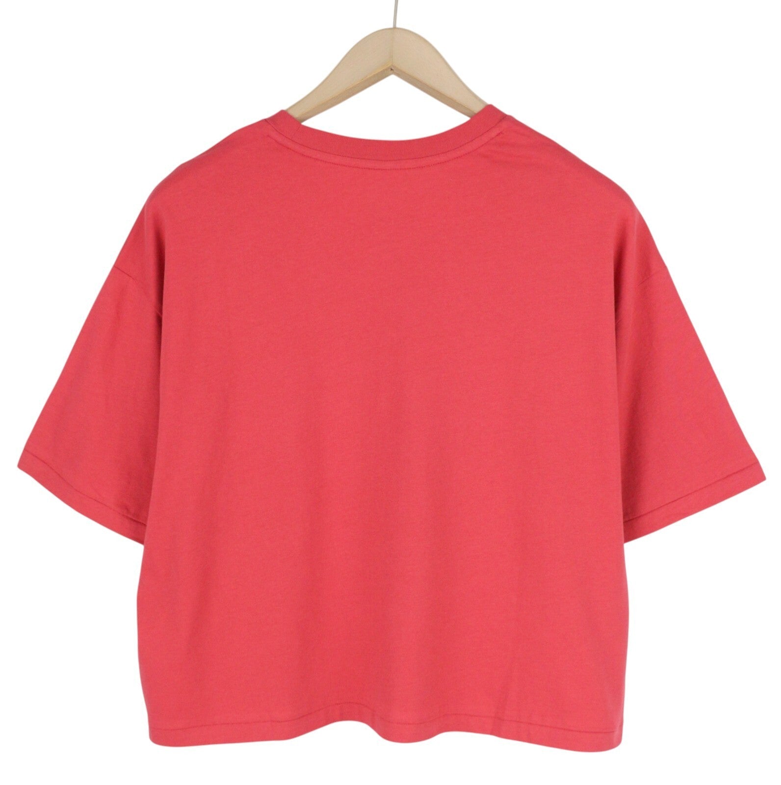 RALPH LAUREN Women T-Shirt XL Red Short Sleeve Crew Neck Tricot Stretch