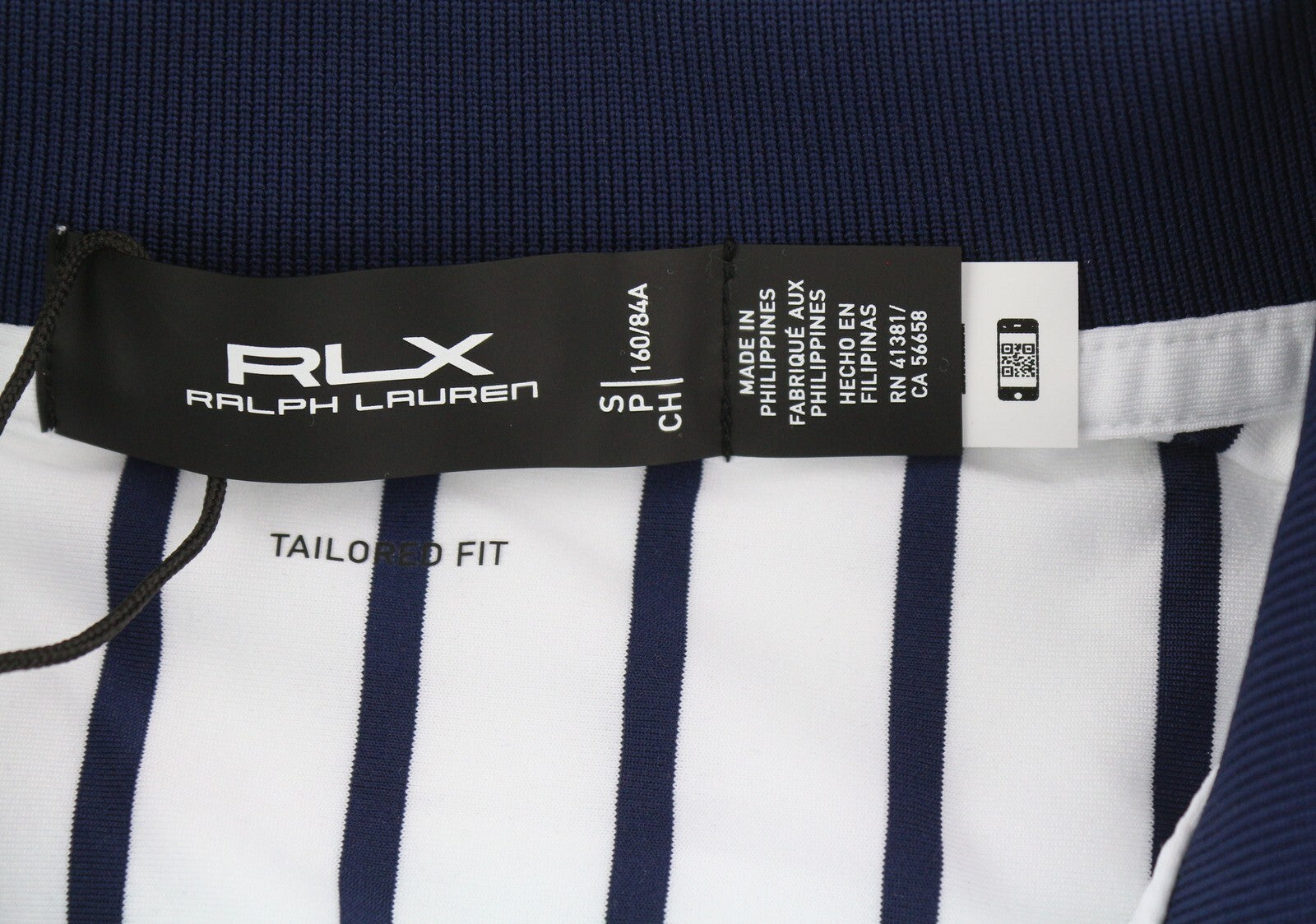 RLX RALPH LAUREN Golf Women T-Shirt S White Sleeveless Polo Neck Tailored Fit