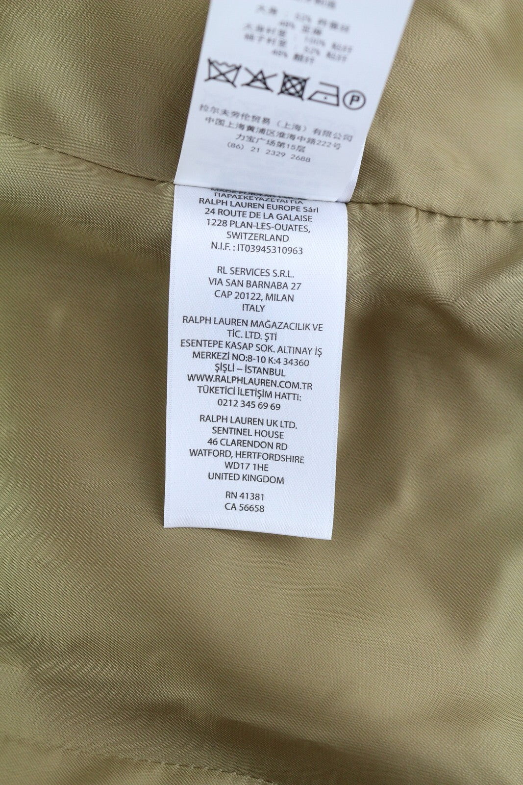 RALPH LAUREN Women Blazer XS Beige Silk Linen Buttoned Notch Longer RRP€675