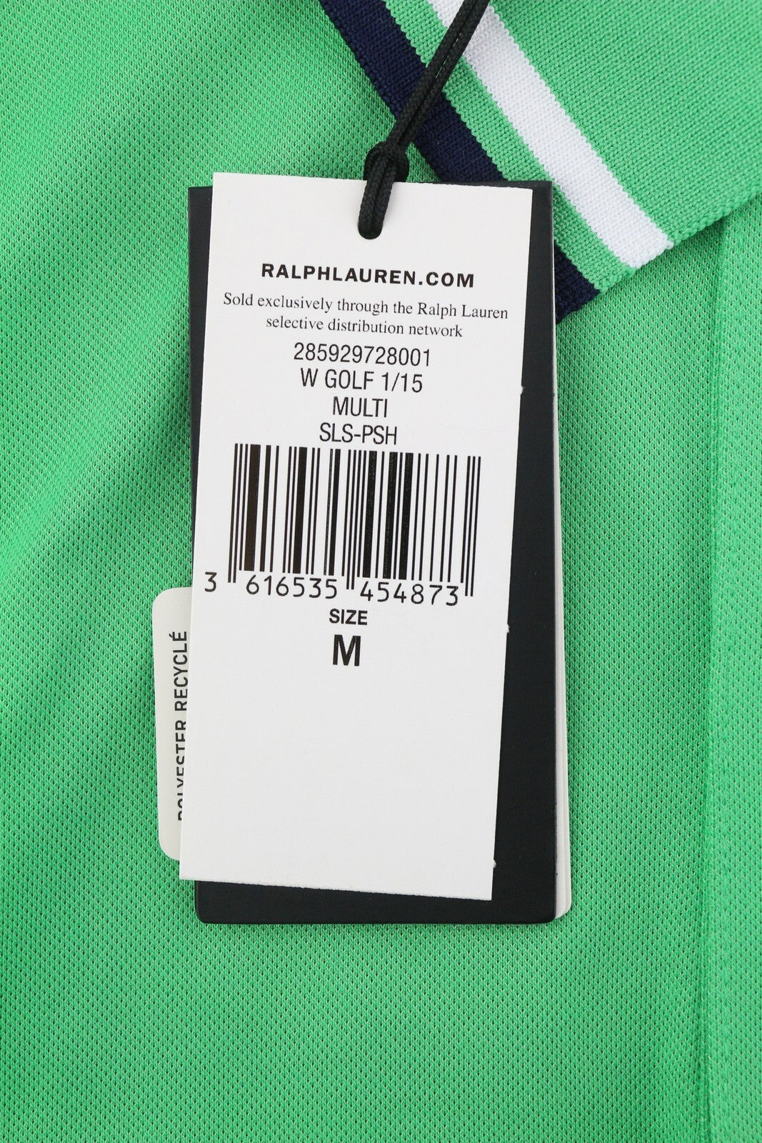 RLX RALPH LAUREN Golf Women T-Shirt M Green Sleeveless Polo Tailored Fit RRP$179