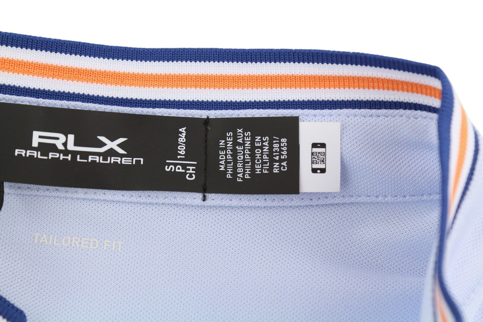 RLX RALPH LAUREN Golf Women T-Shirt S Blue Sleeveless V-Neck Tailored RRP€125