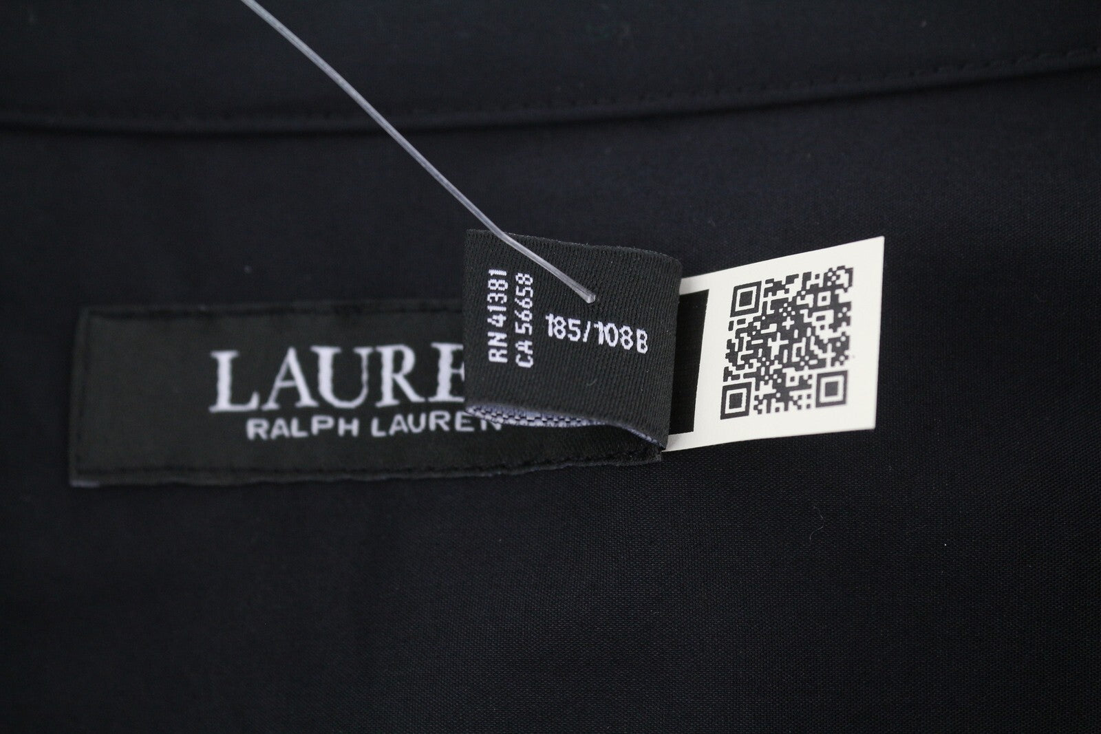 LAUREN RALPH LAUREN Finnbarr Women Dress 3XL Black Short Sleeve Buttoned Midi