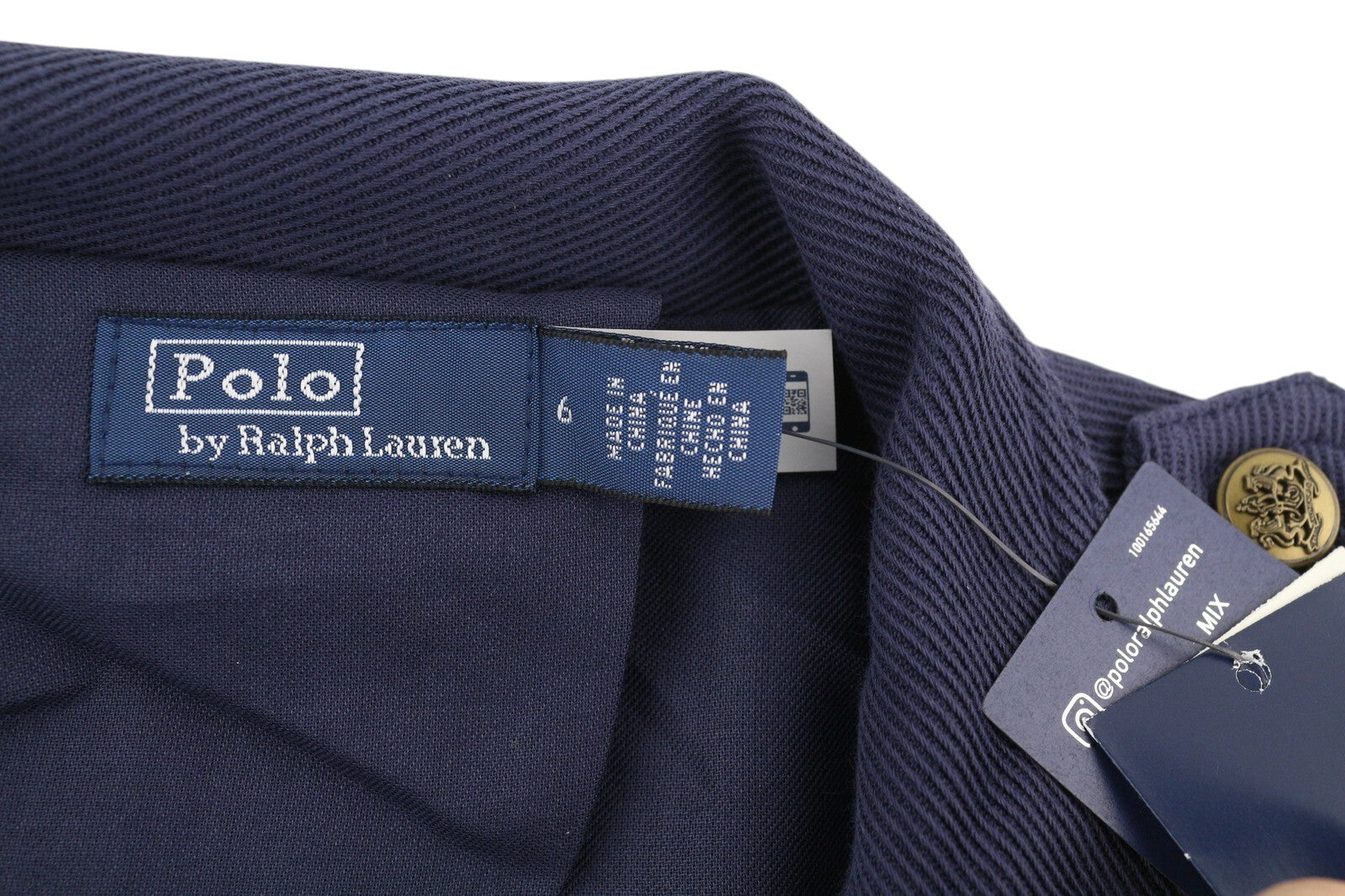 RALPH LAUREN Women Blazer S Dark Blue Patch Pockets Textured Button RRP€229