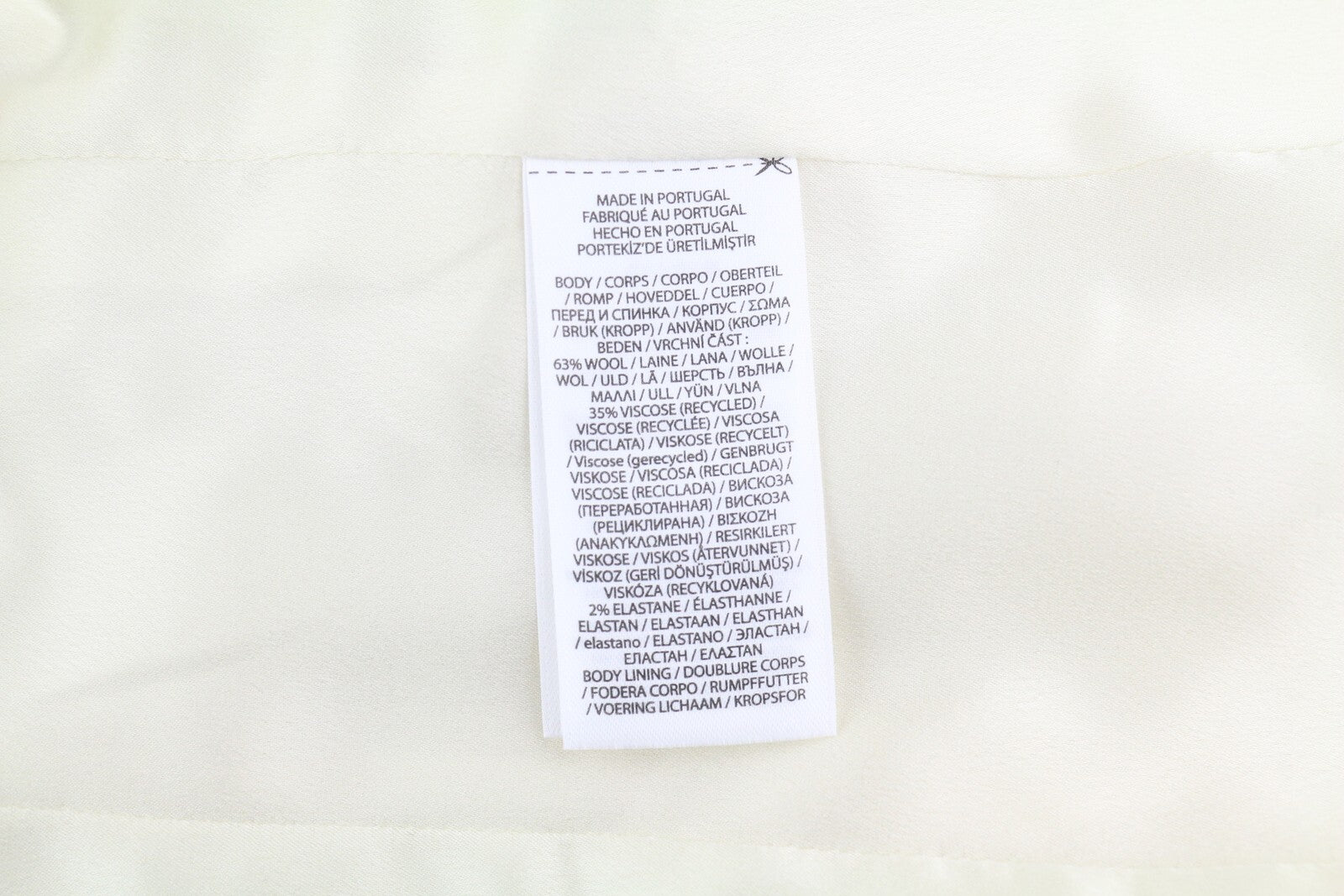 RALPH LAUREN Women Blazer S White Wool Blend Cropped Peak Lapel RRP$963