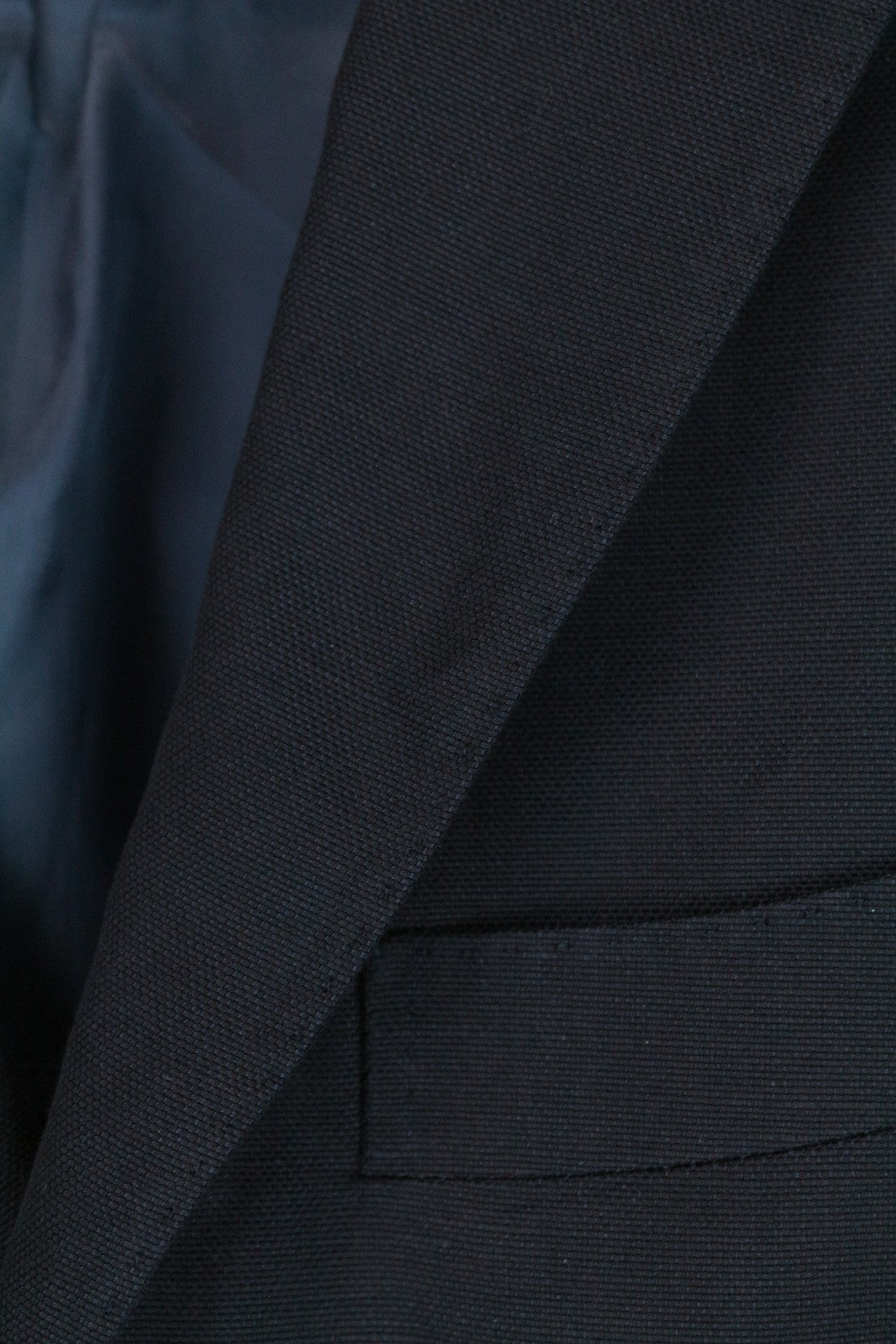 SUITSUPPLY La Spalla Men's Blazer UK38L Blue Slim Cotton Linen Formal