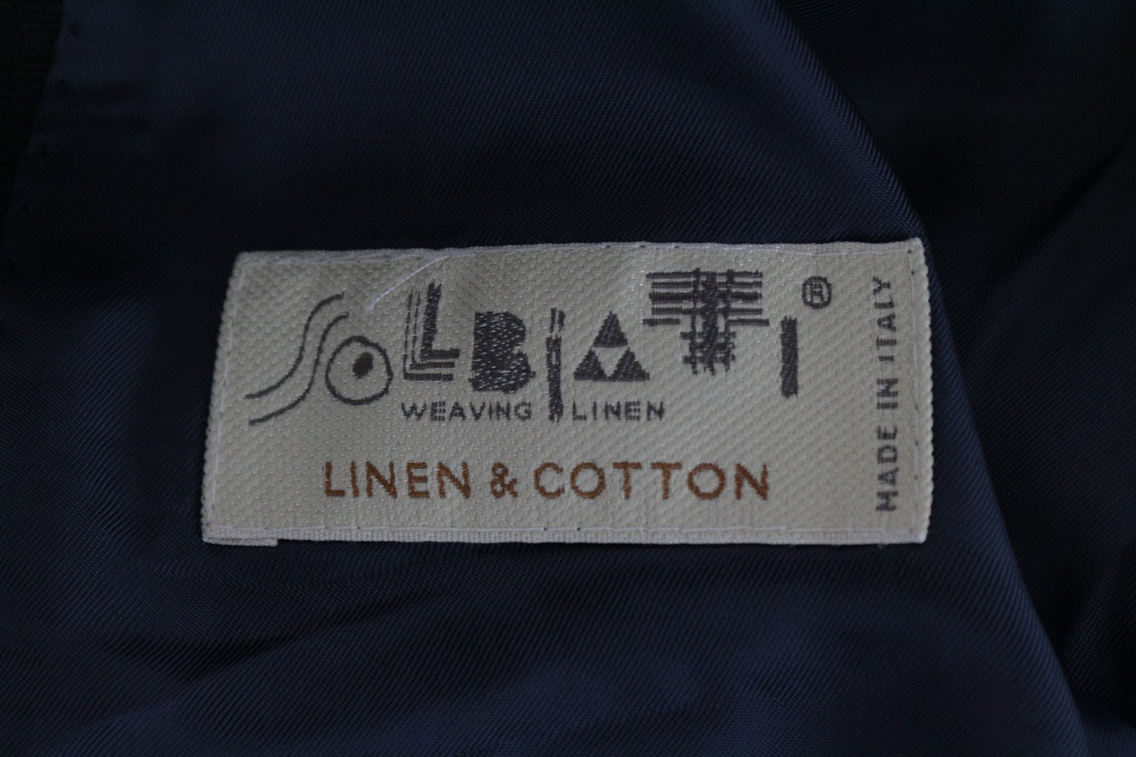 SUITSUPPLY La Spalla Men's Blazer UK38L Blue Slim Cotton Linen Formal