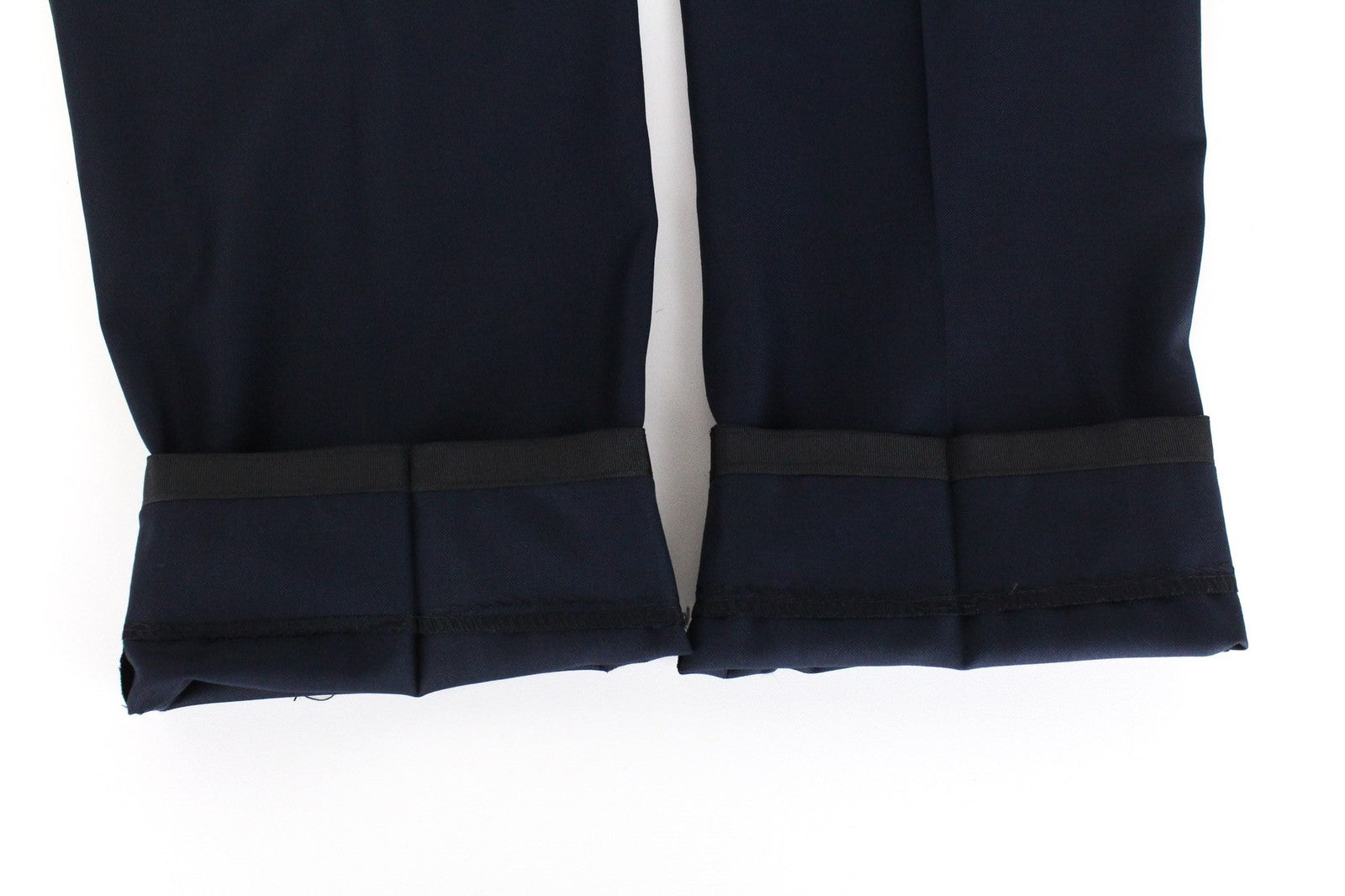 SUITSUPPLY Brescia Men's Trousers UK36 Slim Wool S110 Blue Flat Front Formal