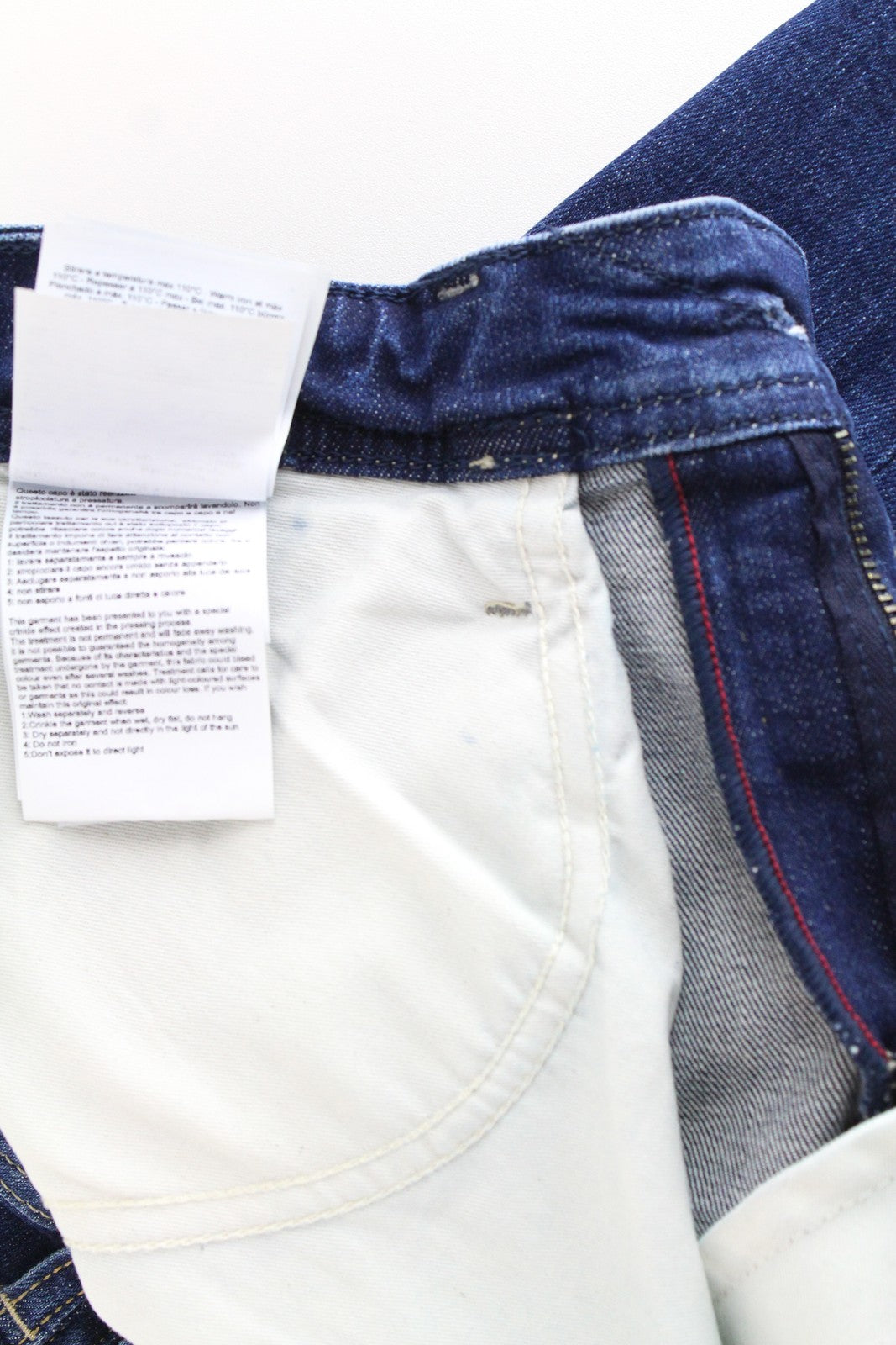 REPLAY Rob vyriški džinsai W30/L34 mėlyni, tiesūs, siaurėjantys, tamprūs, klasikiniai, su užtrauktuku 