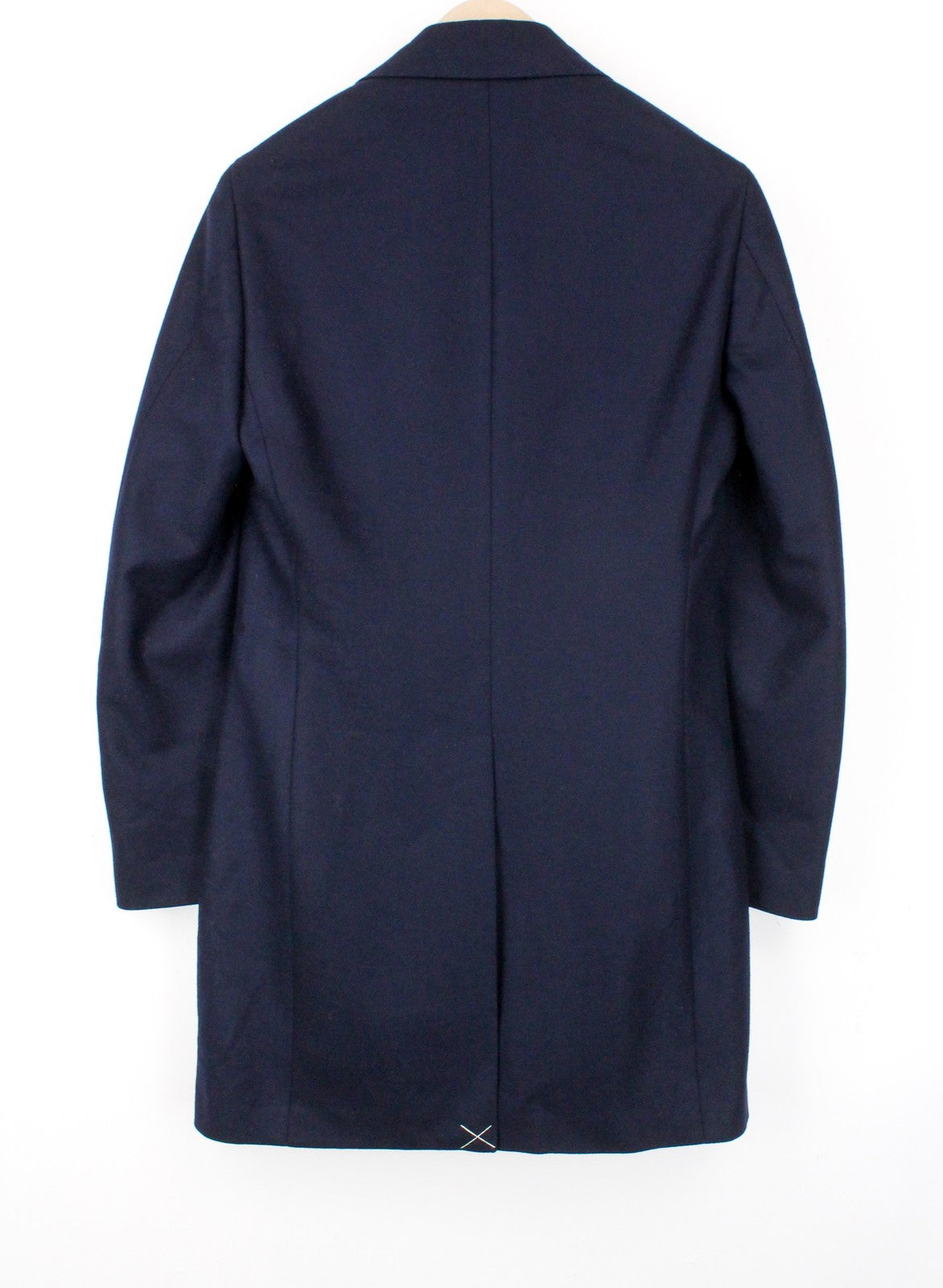 SUITSUPPLY Vicenza Men's Coat UK34R Blue Wool Single-Breasted Lined