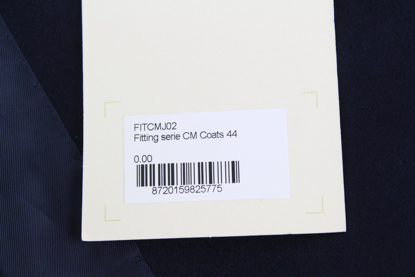 SUITSUPPLY Vicenza Men's Coat UK34R Blue Wool Single-Breasted Lined