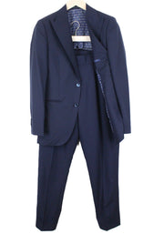 SUITSUPPLY La Spalla Men's Suit UK34R Blue Wool Lined 2-Piece Peak