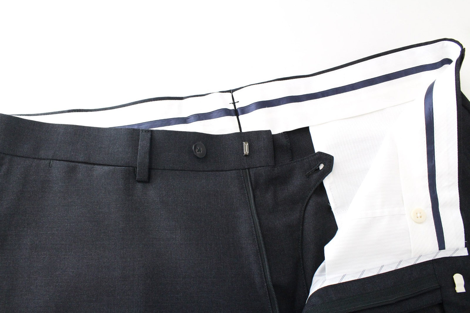 SUITSUPPLY Napoli Men's Suit UK46S Blue Wool Lined Classic 2-Piece