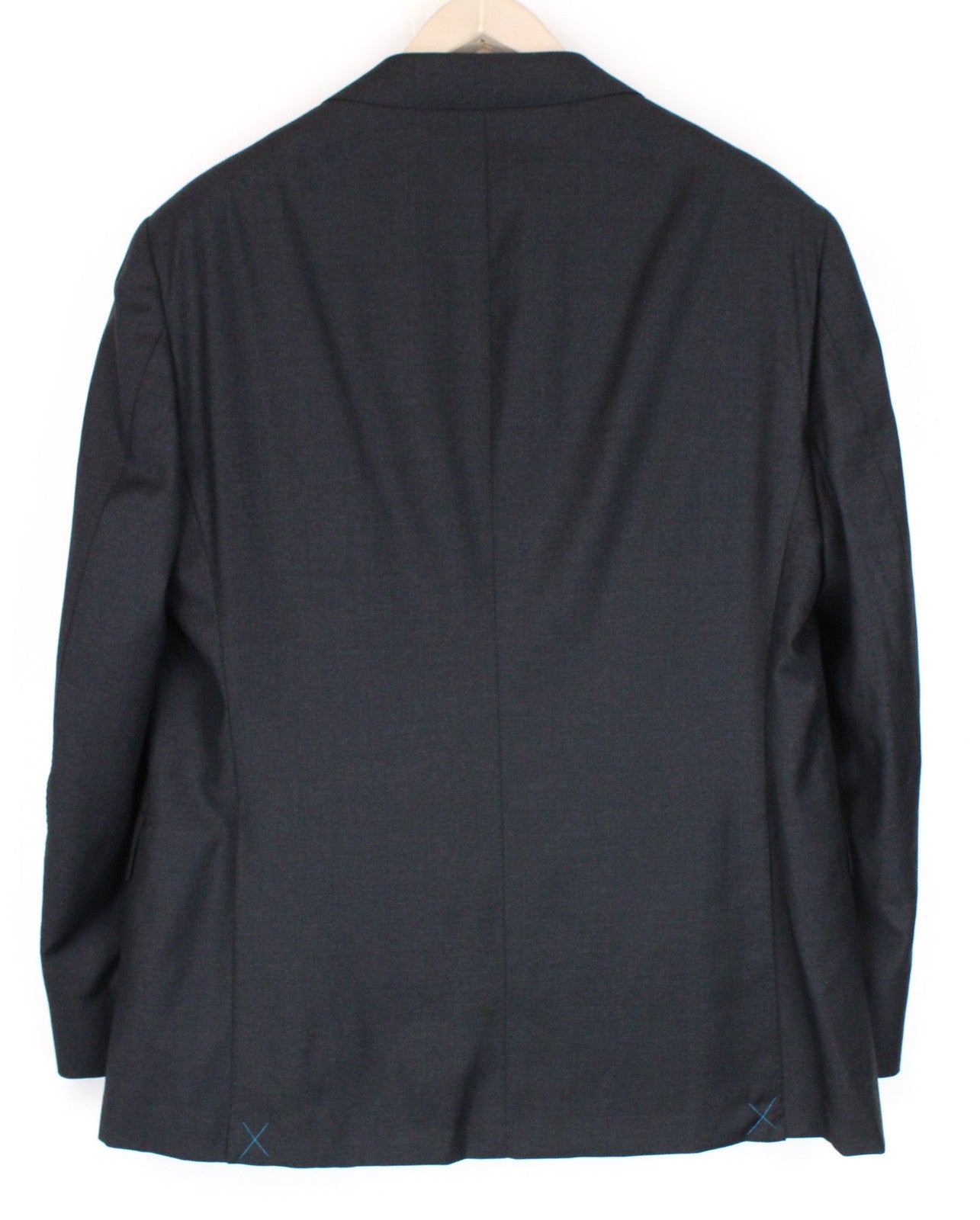 SUITSUPPLY Napoli Men's Suit UK46S Blue Wool Lined Classic 2-Piece