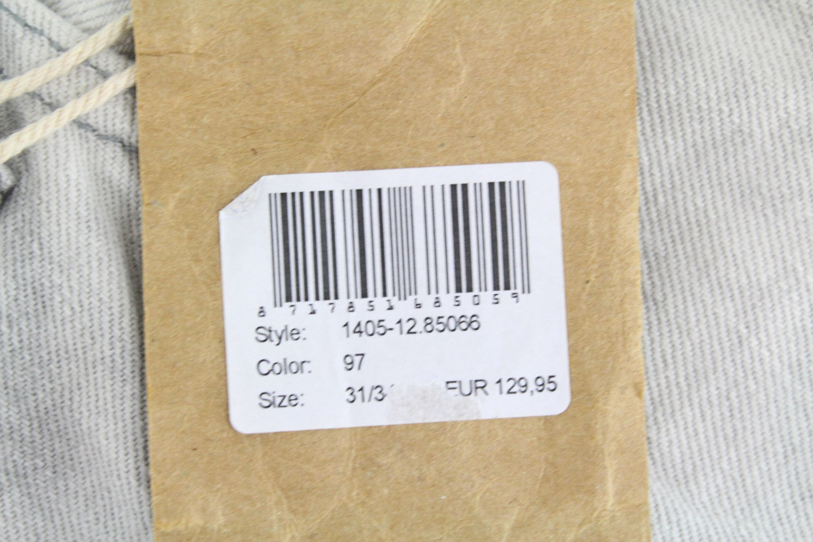 SCOTCH & SODA Dean Men's W31/L34 Grey Loose Tapered Fit Cotton Jeans