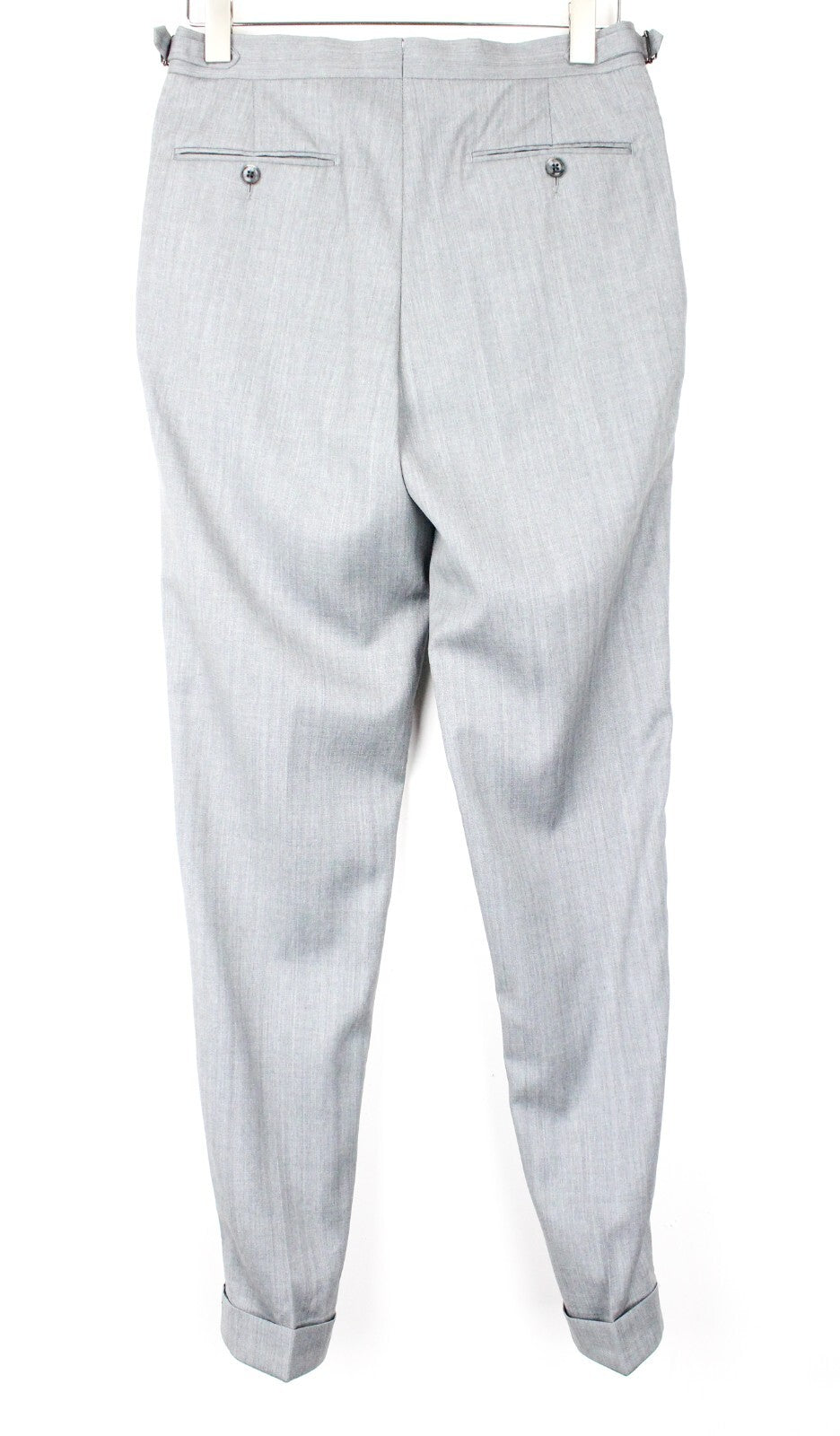 SUITSUPPLY Havana Patch Men's Suit UK34R Grey Wool Silk Slim 2-Piece