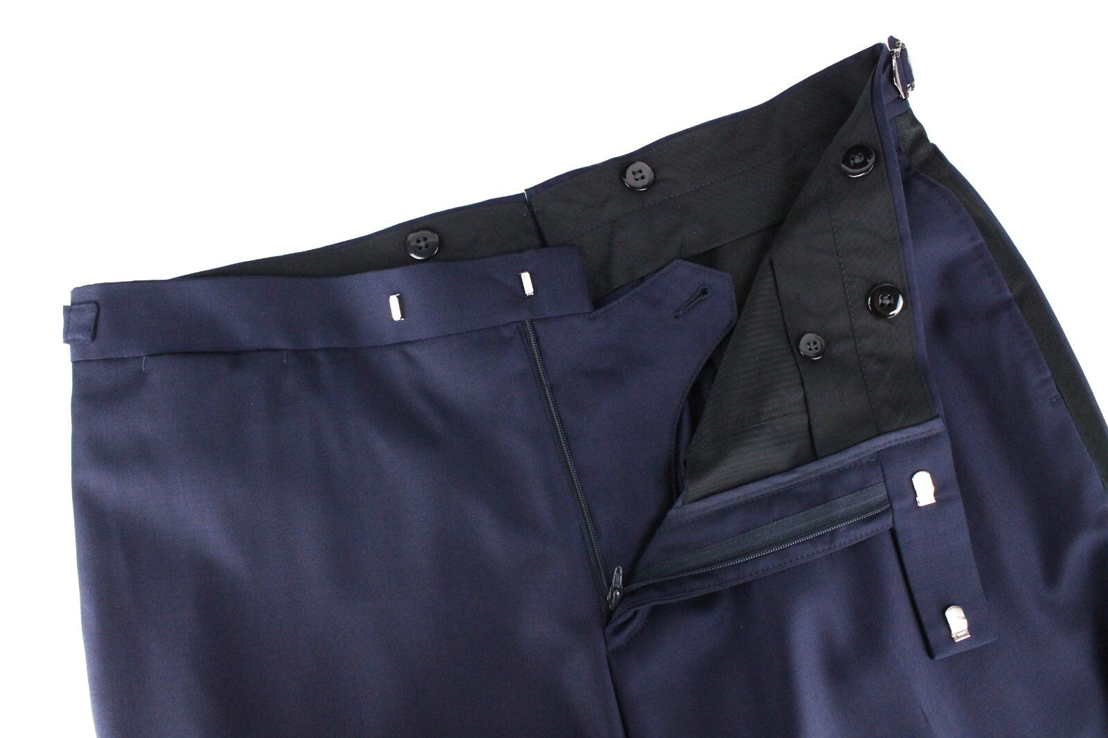 SUITSUPPLY Lazio Tuxedo Men's Suit UK42L Blue Wool Slim 3-Piece S130