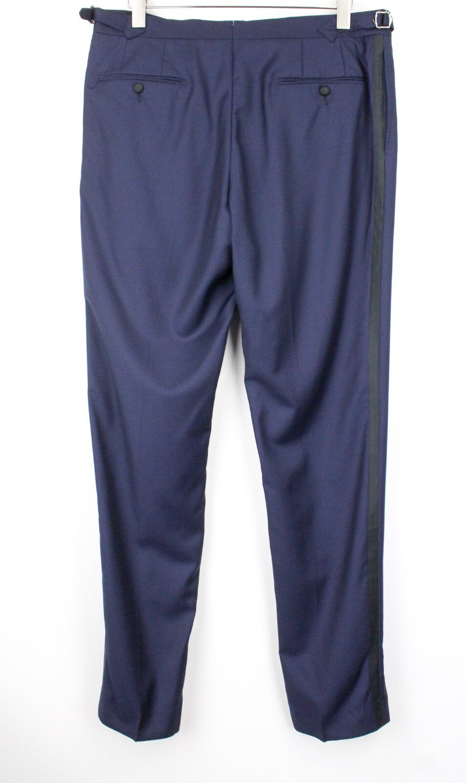 SUITSUPPLY Lazio Tuxedo Men's Suit UK42L Blue Wool Slim 3-Piece S130