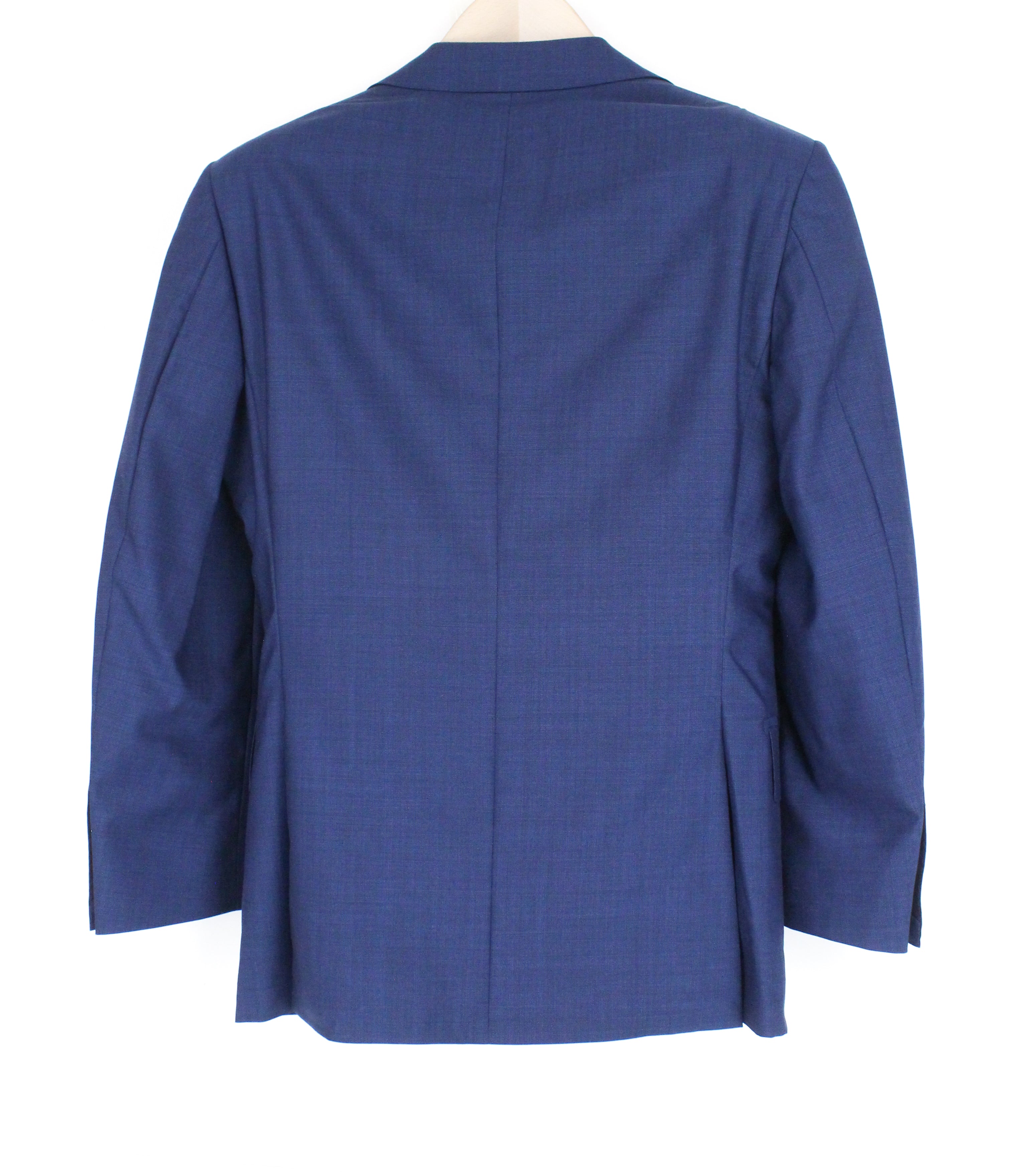 SUITSUPPLY Napoli vyriškas švarkas UK32R mėlynas S120s vilnos melanžas Blueline 