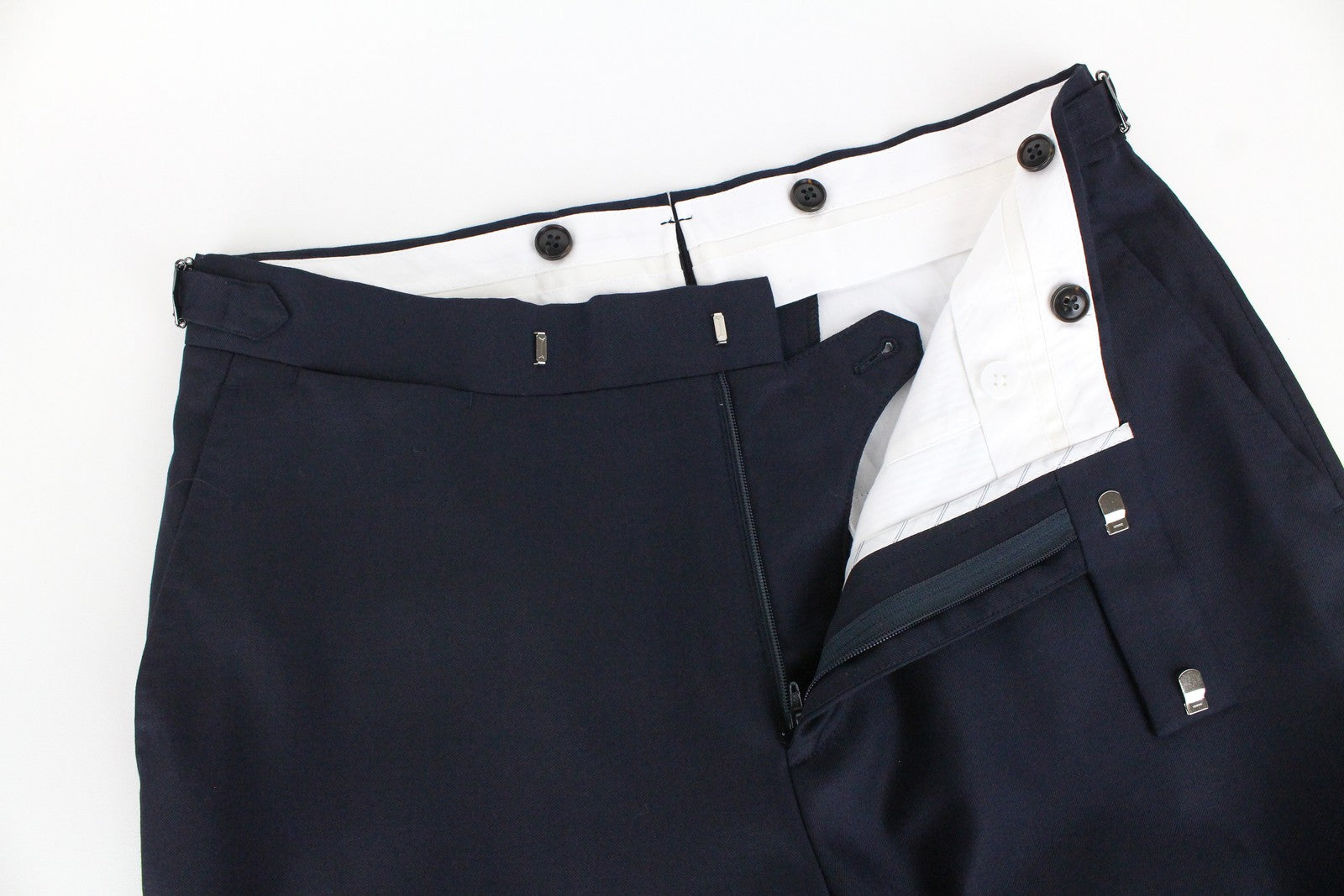 SUITSUPPLY La Spalla Men's Suit UK38S Blue Slim Fit S110s Wool Melange 2-Piece