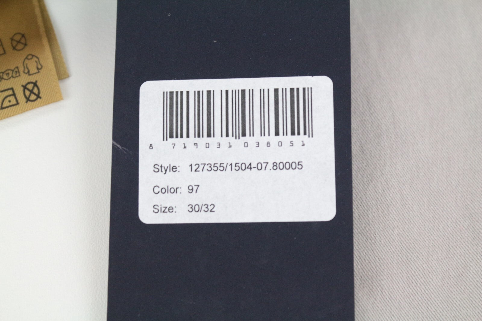 SCOTCH & SODA Dylan Men's Trousers W30/L32 Beige Slim Chino Super Classic Fit