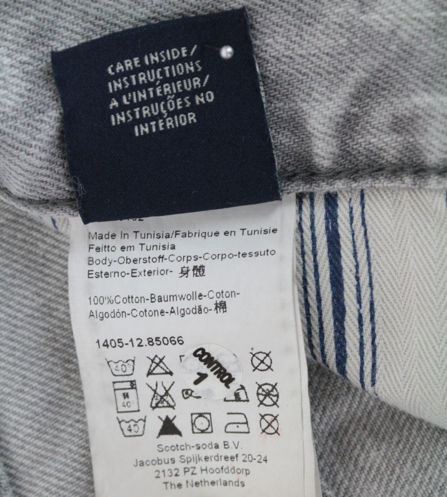 SCOTCH &amp; SODA Dean vyriški džinsai W28/L32 pilki, laisvai siaurėjantys, netamprūs. 