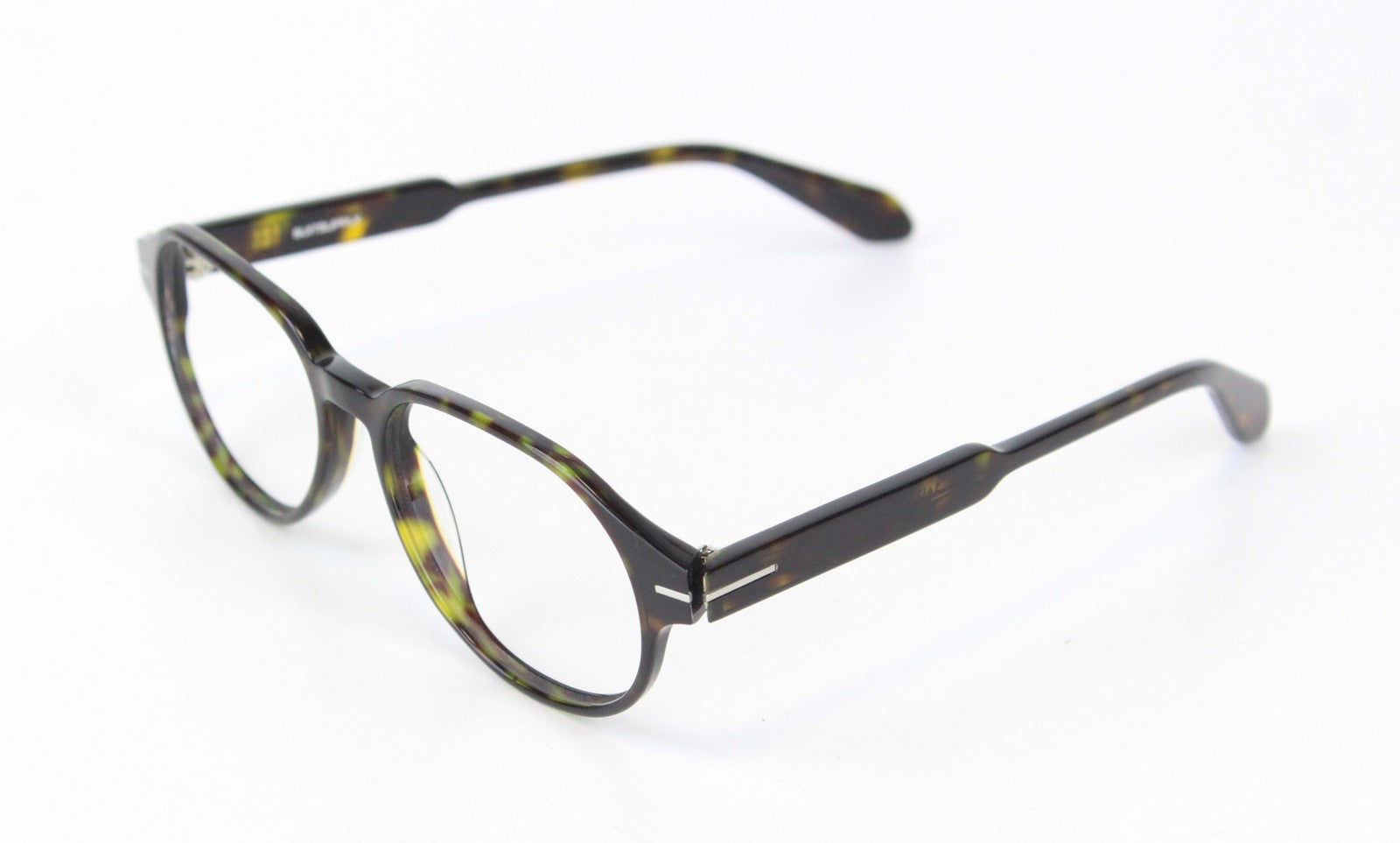 SUITSUPPLY Men's Sunglasses One Size Brown Patterned Round Lenseless Frame