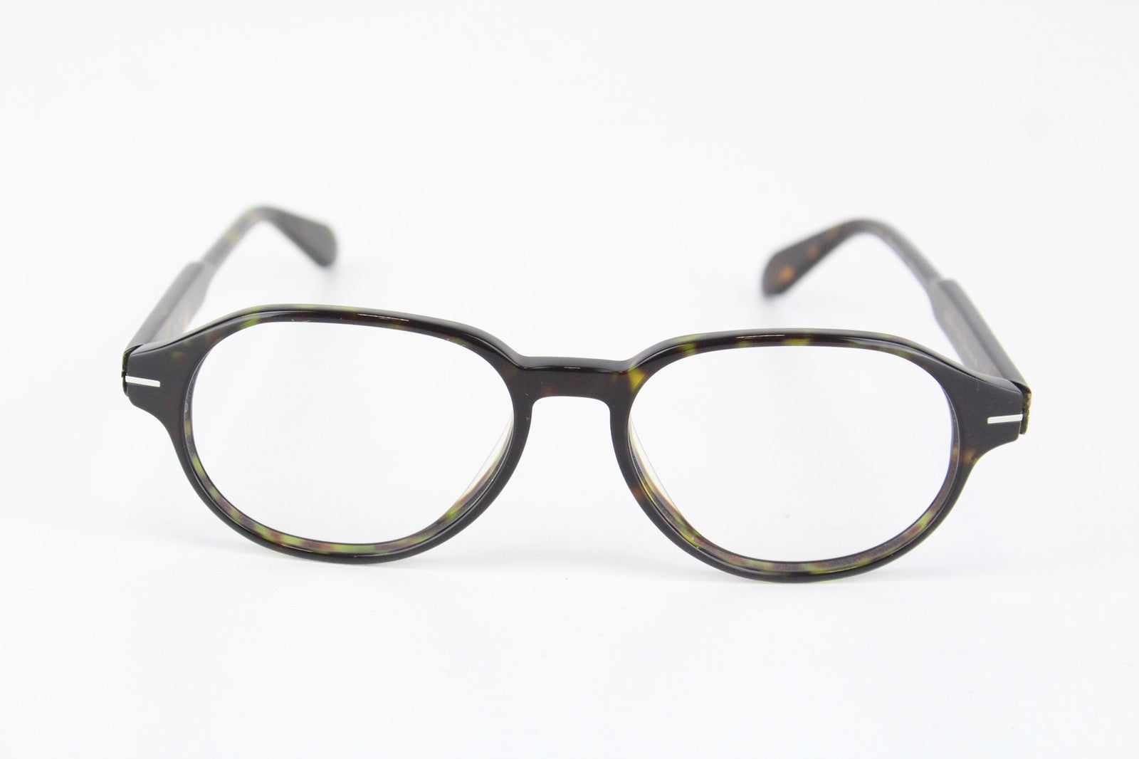 SUITSUPPLY Men's Sunglasses One Size Brown Patterned Round Lenseless Frame