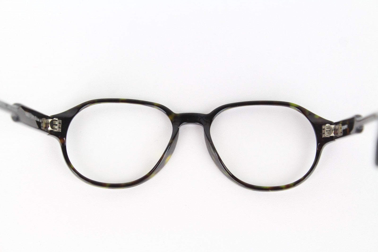 SUITSUPPLY Men's Sunglasses One Size Brown Patterned Round Lenseless Frame