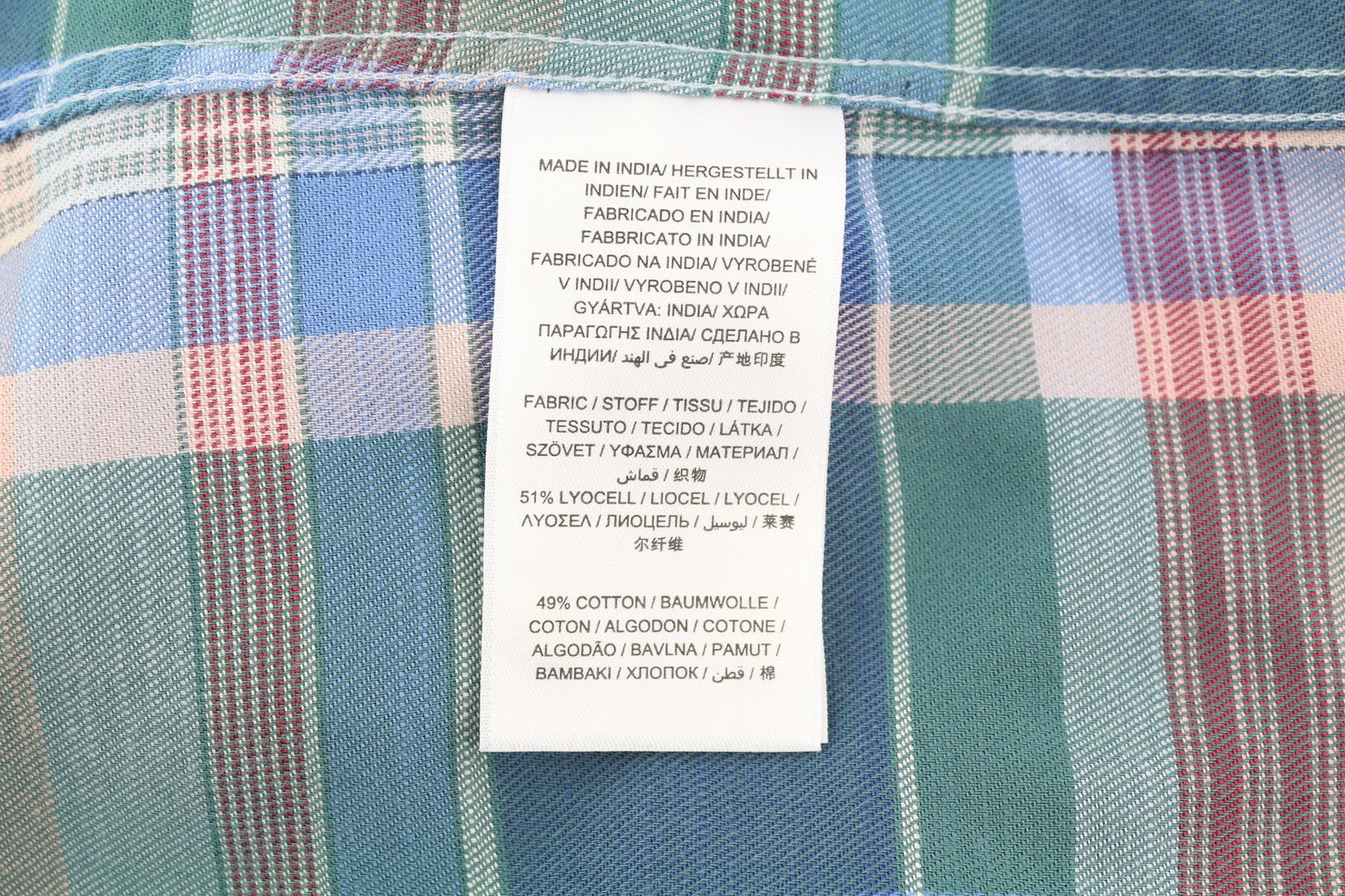 GANT žieminiai „Twill Madras“ languoti moteriški marškinėliai su flaneliniais langais, 36 dydžio, su sagomis 