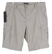 ANTONY MORATO Virtual paradise Men Shorts W38 Grey Cargo Zip Fly Patch Pockets