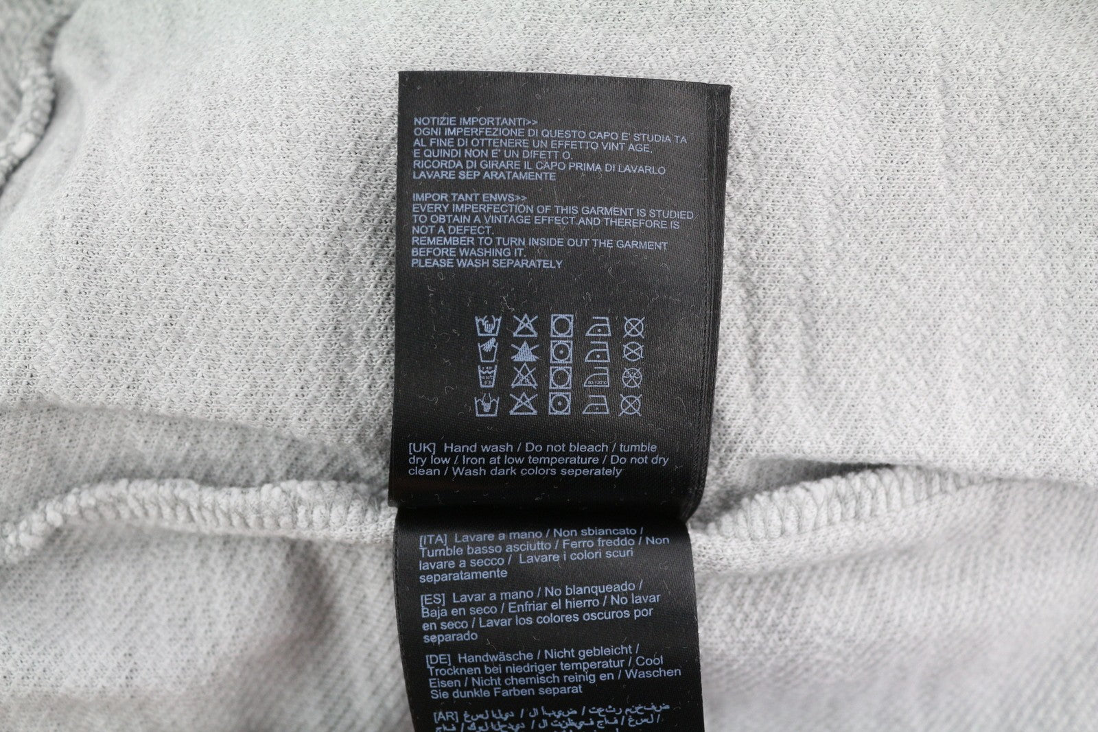 ANTONY MORATO Men Shorts 2XL Melange Grey Sweat Drawstrings Waist Pockets Logo