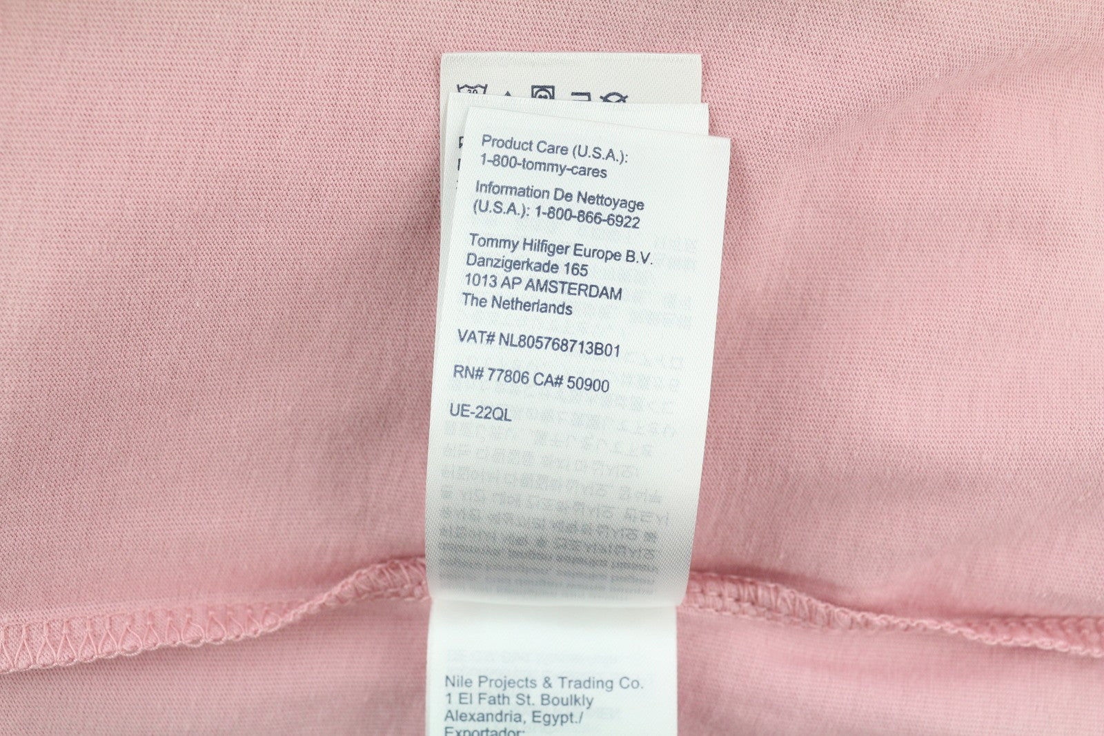 TOMMY HILFIGER TJM Chest Logo Pink Men T-Shirt XL Short Sleeve Crew Neck Tricot