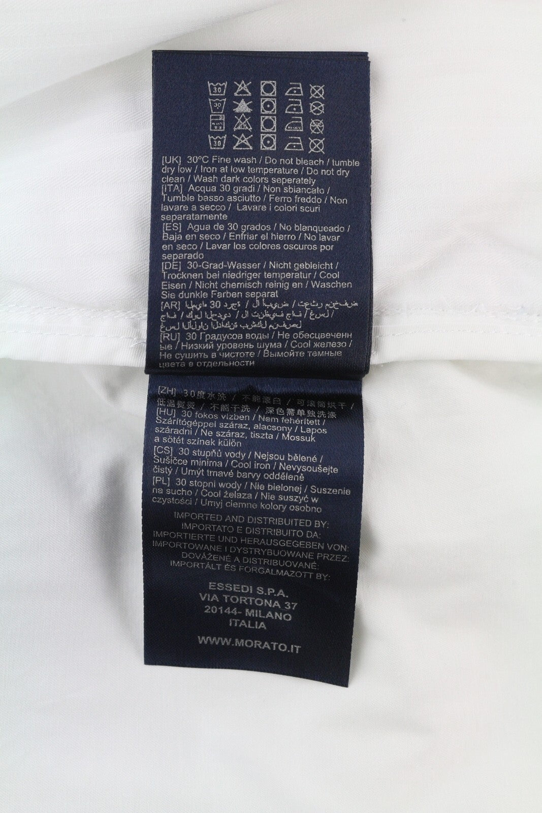 ANTONY MORATO Men Shorts W34 White Drawstrings Waist Turn-Up Pockets Casual