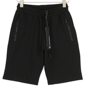 ANTONY MORATO Men Shorts S Black Drawstring Waist Zipped Pockets Sweat Logo