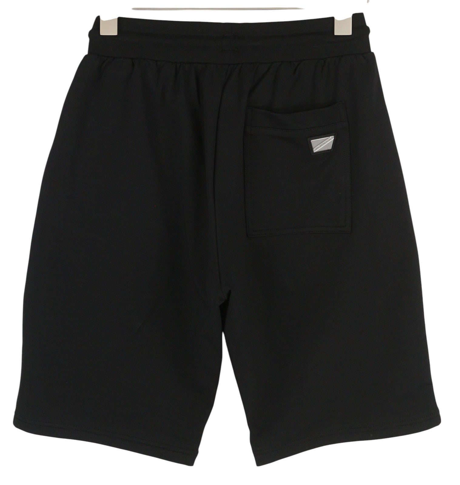 ANTONY MORATO Men Shorts S Black Drawstring Waist Zipped Pockets Sweat Logo