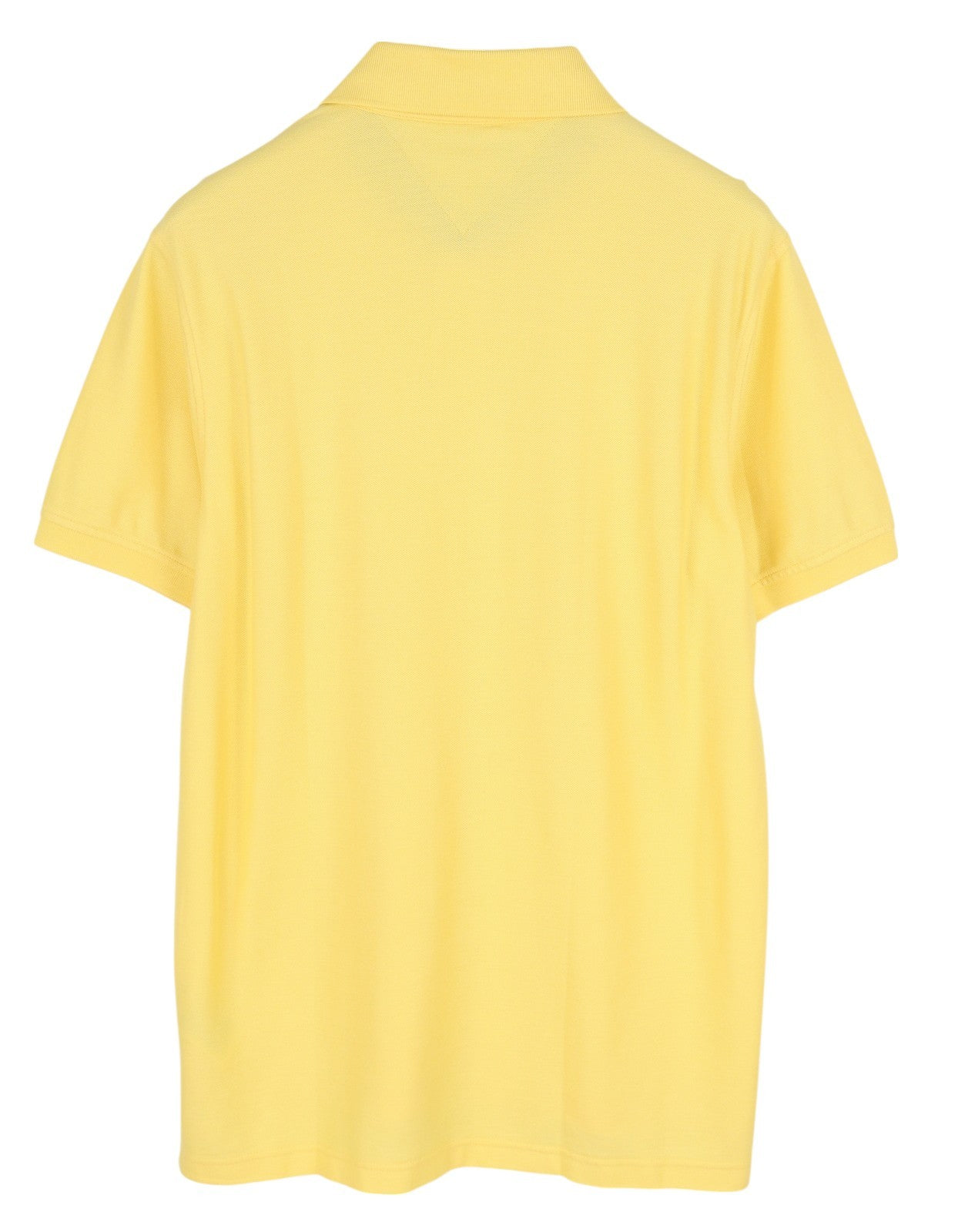 TOMMY HILFIGER Men T-Shirt 2XL Yellow Premium Pique Slim Fit Polo RRP€80
