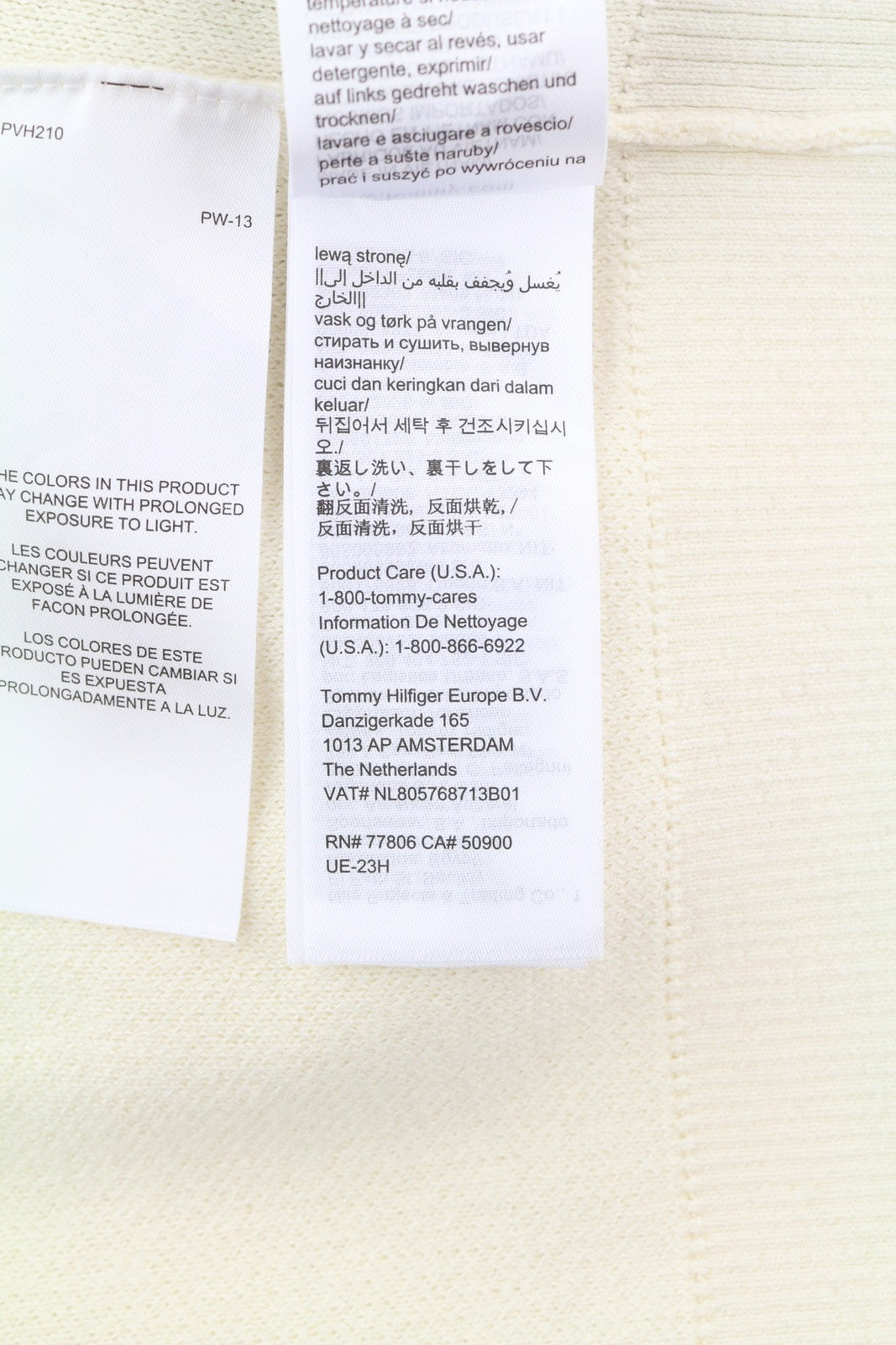 TOMMY HILFIGER Monotype Men Jumper S Pullover Crew Neck Tight-Knit Logo Beige