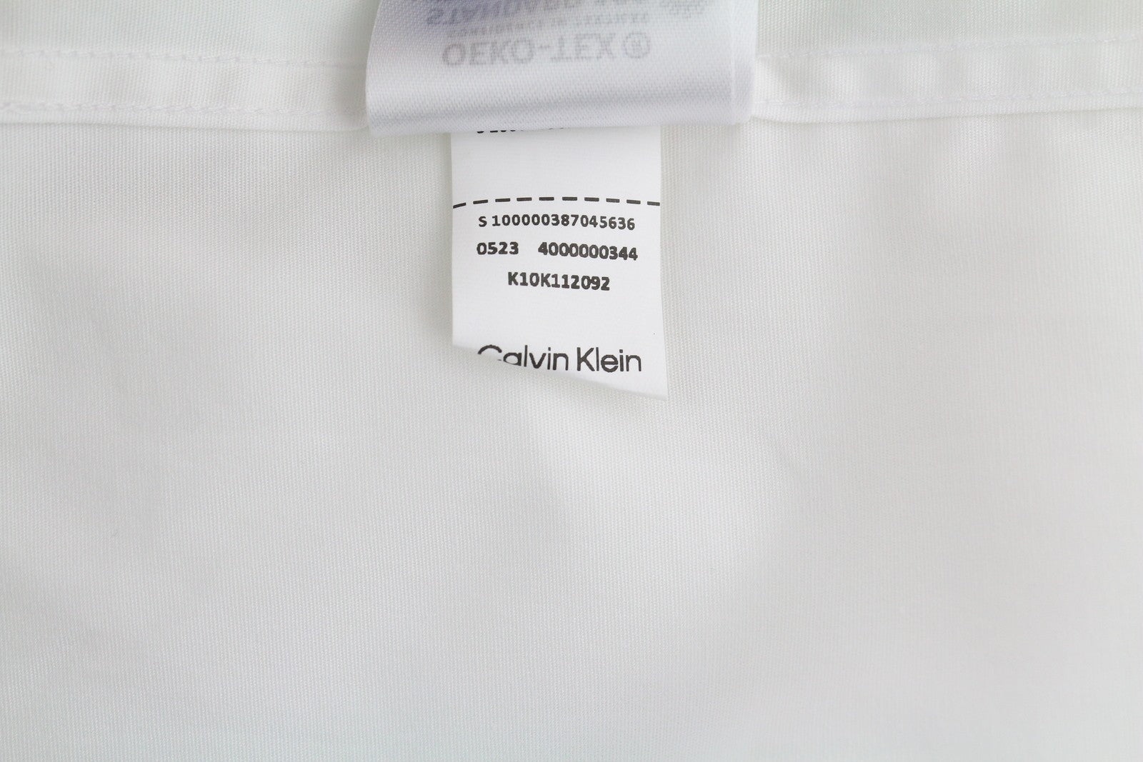 CALVIN KLEIN Evening Tuxedo Slim Men Formal Shirt 42 XL White Pleated Button